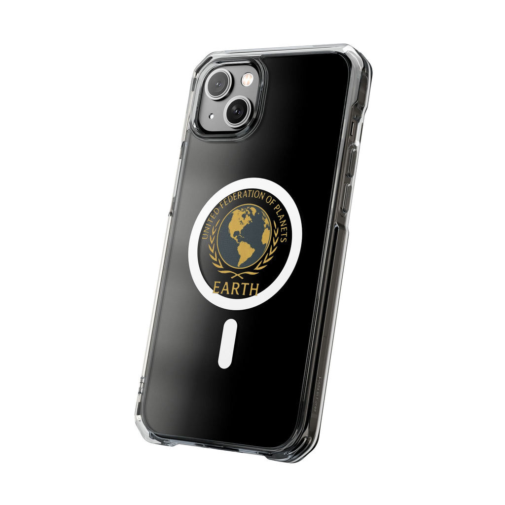 United Federation of Planets Earth Logo Magnetic Clear Case | Phone Case