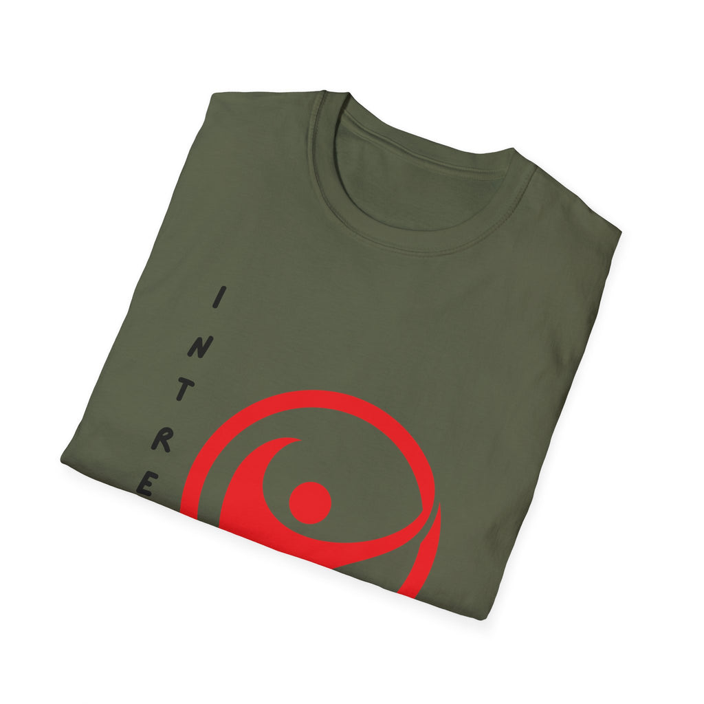 Intrepid Red Human Emblem T-Shirt | Empowerment Logo Tee