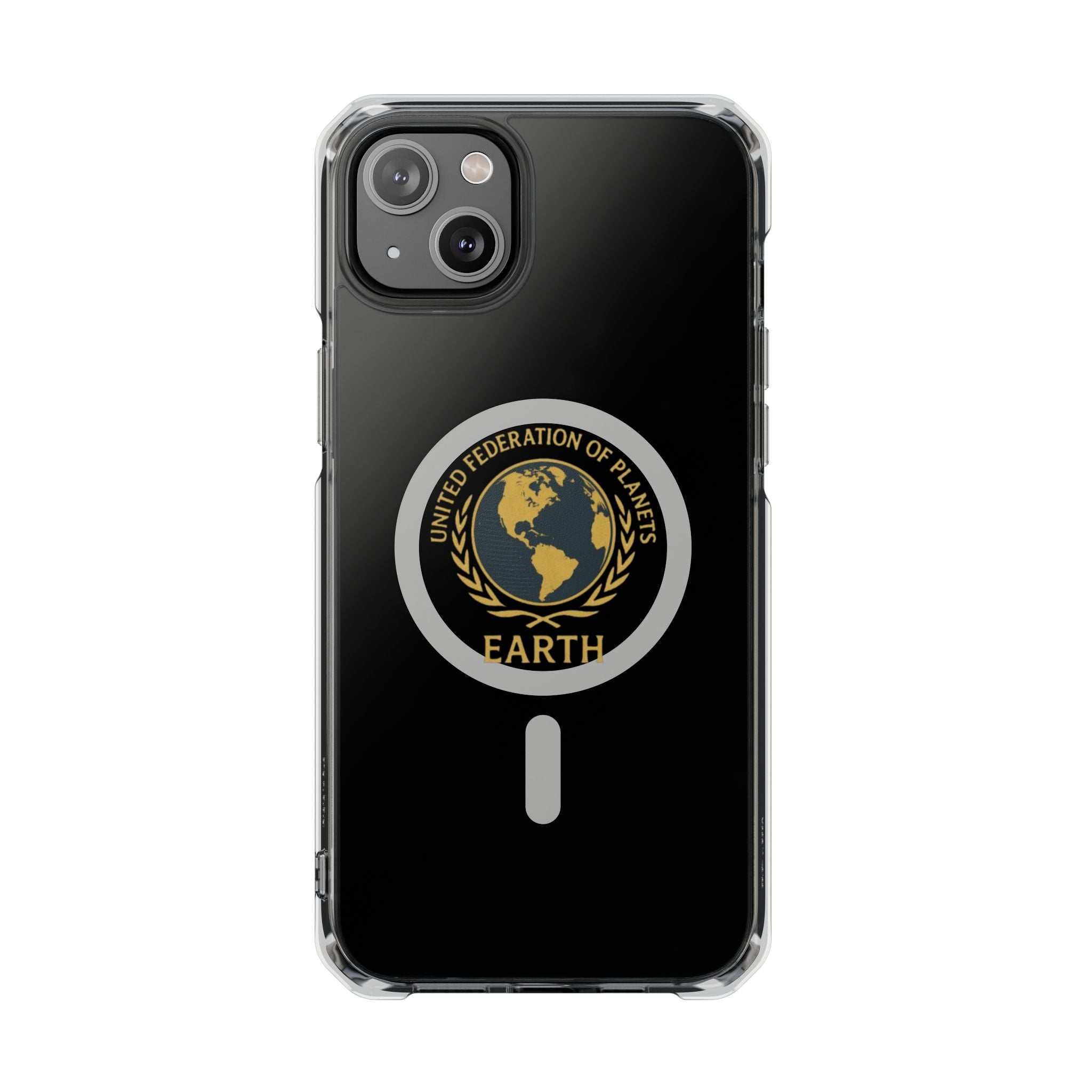 United Federation of Planets Earth Logo Magnetic Clear Case | Phone Case