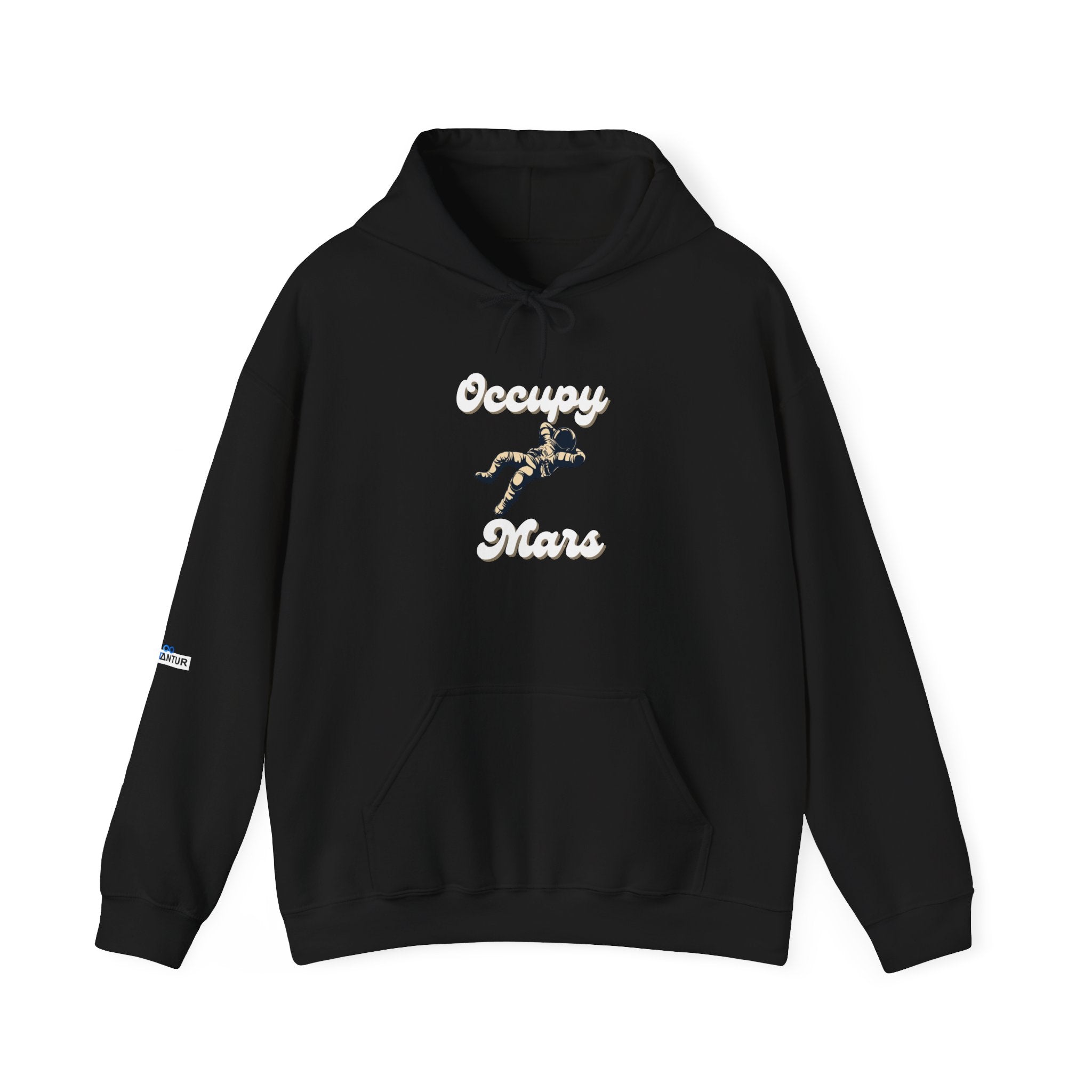 Occupy Mars Casual Statement Hoodie -, Unisex Sweatshirt