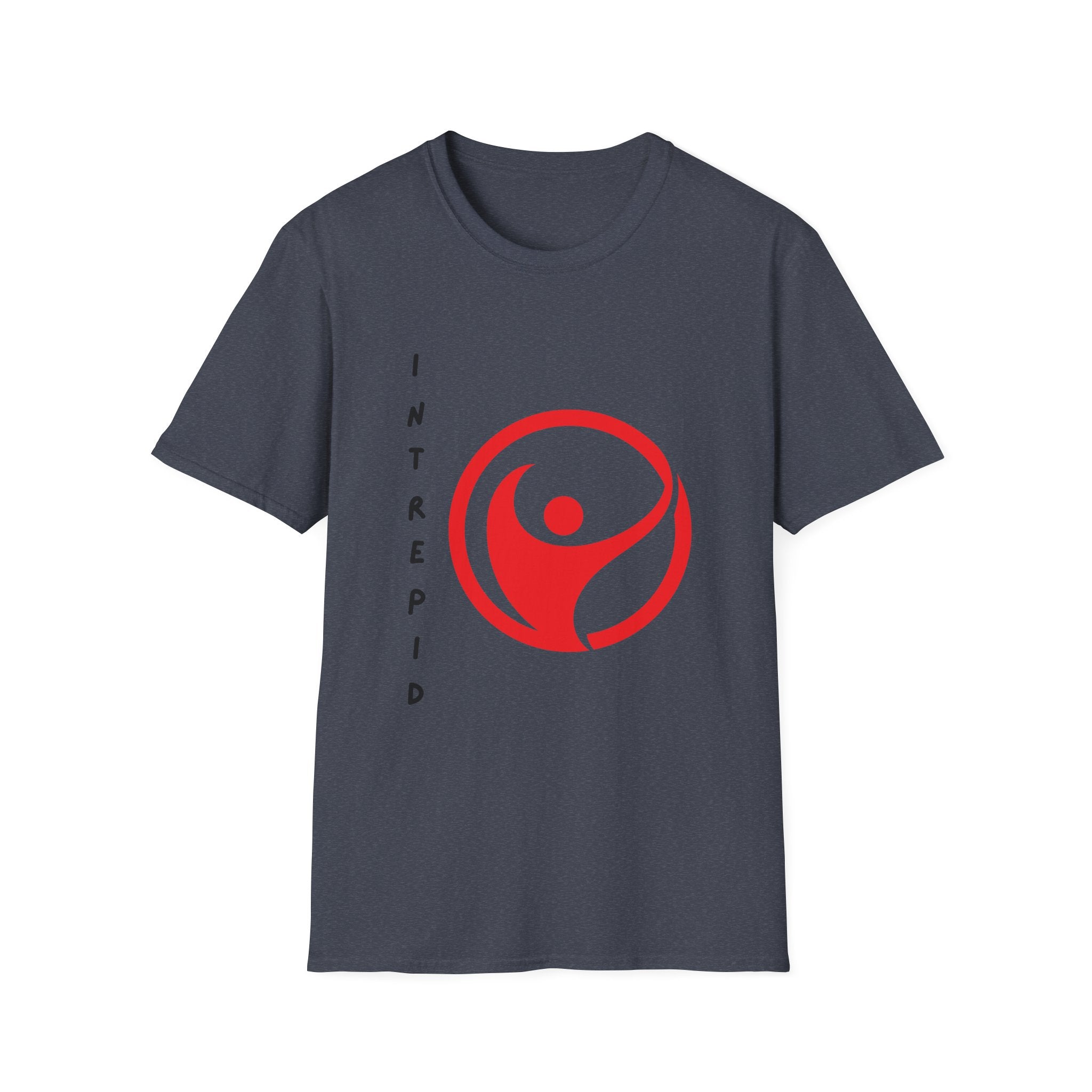 Intrepid Red Human Emblem T-Shirt | Empowerment Logo Tee