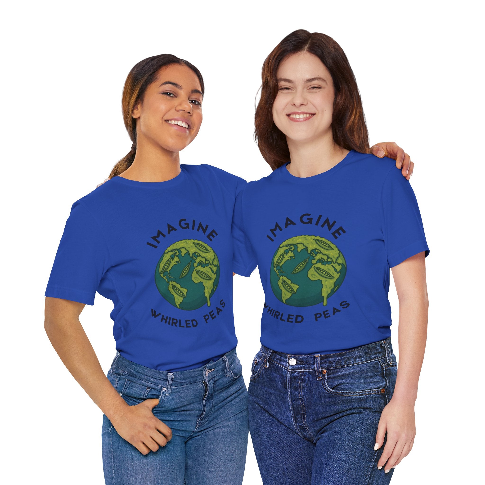Imagine Whirled Peas Short Sleeve Tee, Eco-Friendly T-Shirt