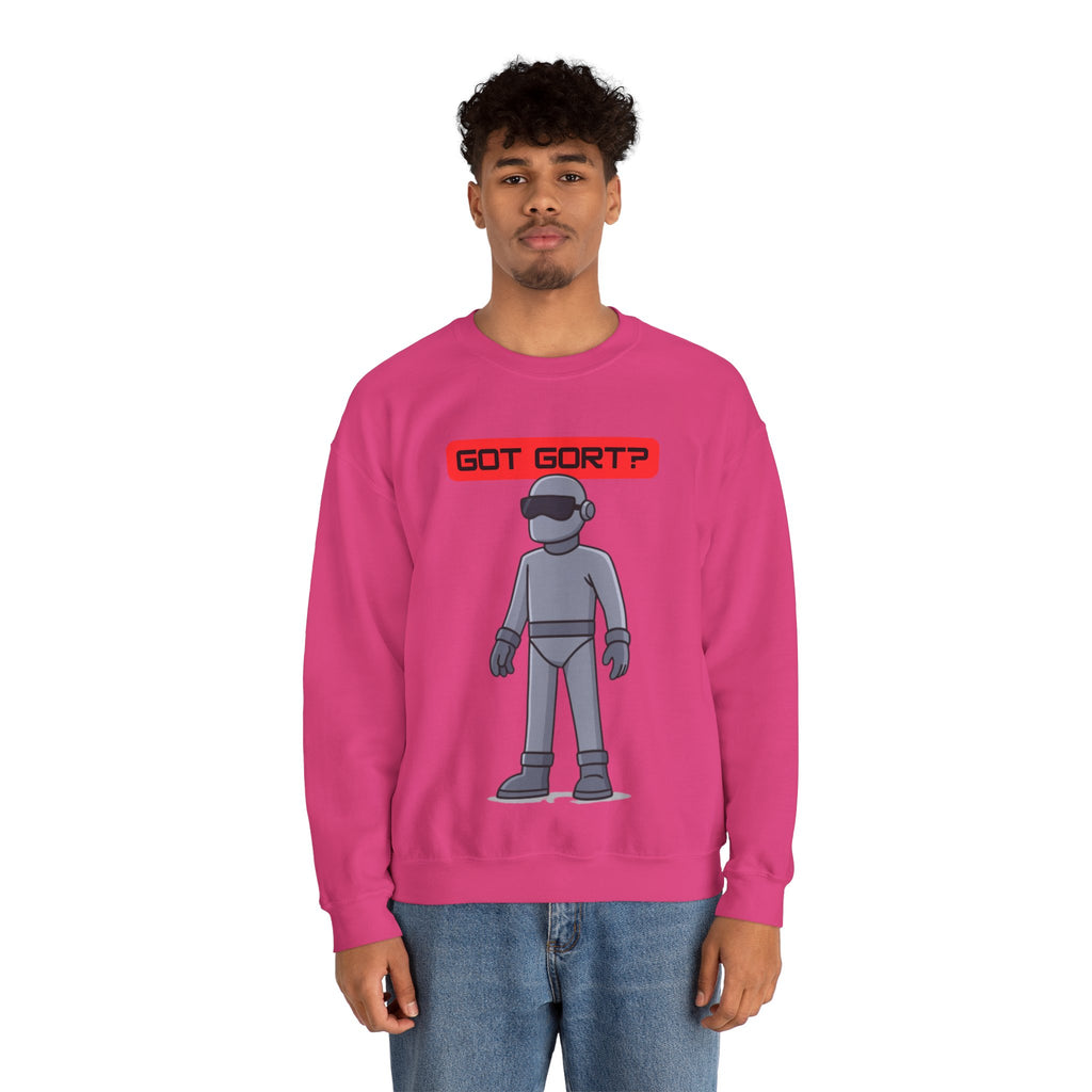 Got Gort? Unisex Crewneck Sweatshirt - Cool Casual Wear, Fun Graphic Hoodie, Perfect Gift for Friends, Everyday Comfort