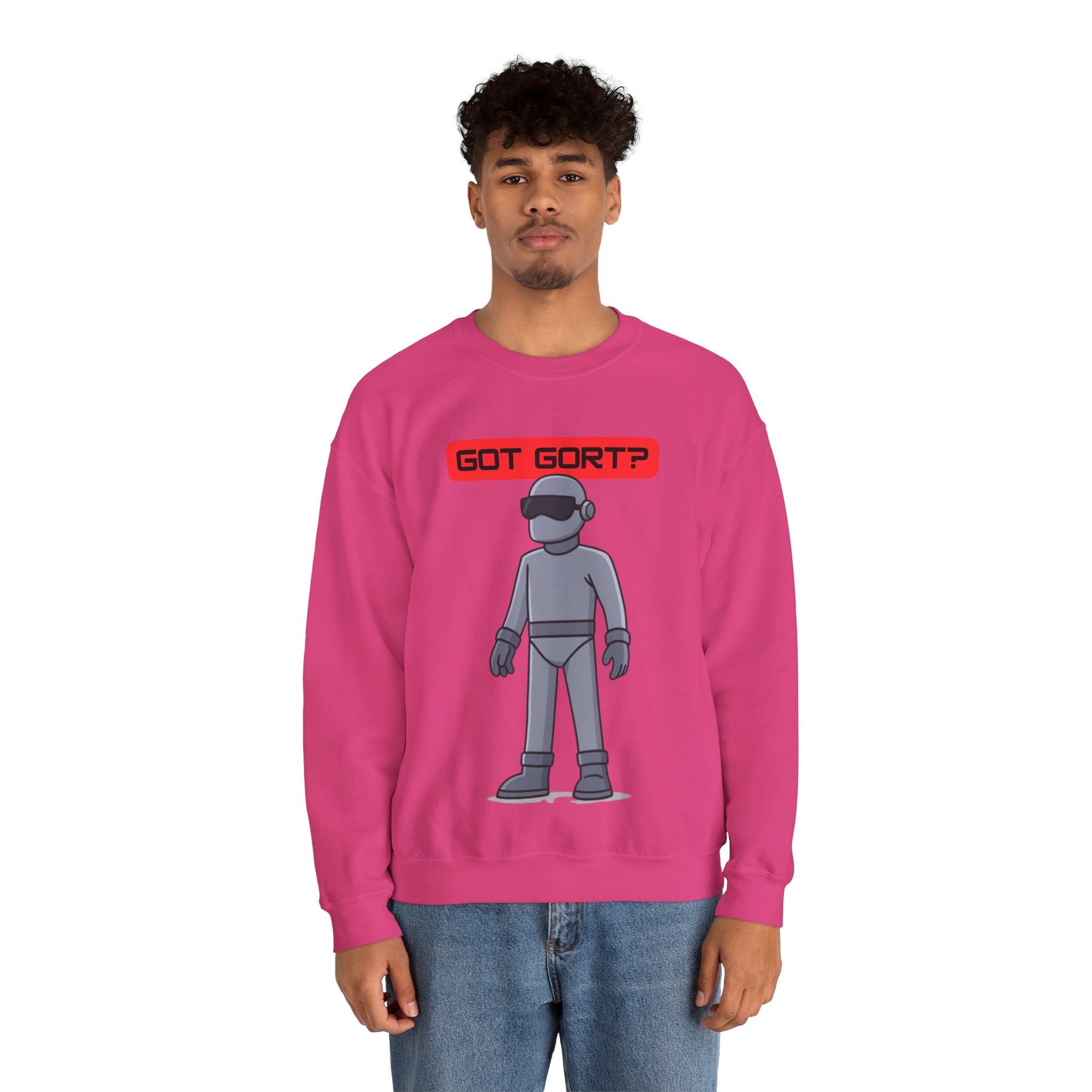 Got Gort? Unisex Crewneck Sweatshirt - Cool Casual Wear, Fun Graphic Hoodie, Perfect Gift for Friends, Everyday Comfort