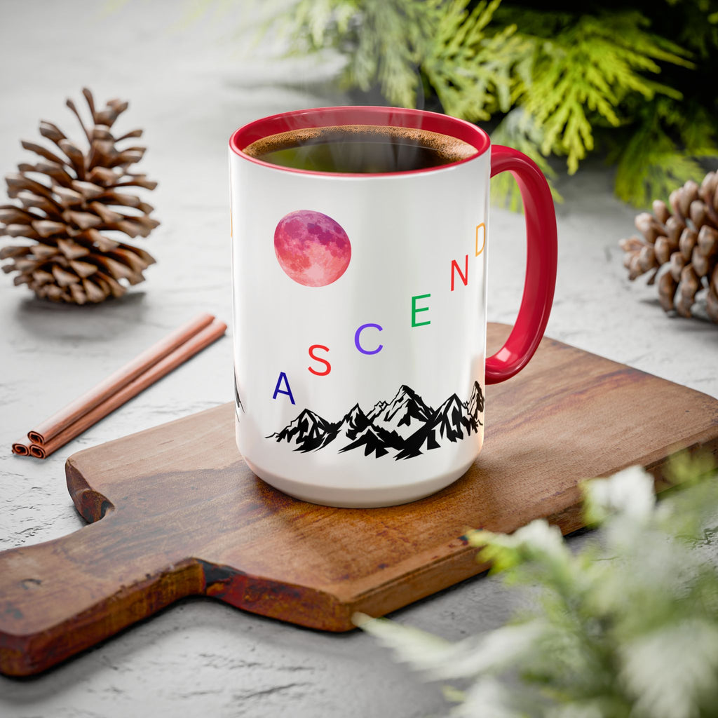 Ascend the Mountain Moon Ceramic Mug