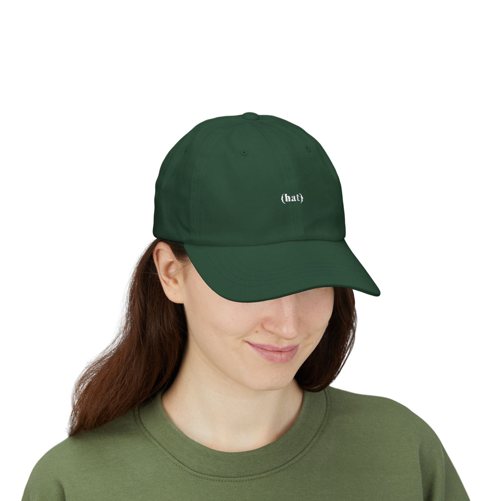 (hat) Dad Cap | Minimal Embroidered Baseball Cap