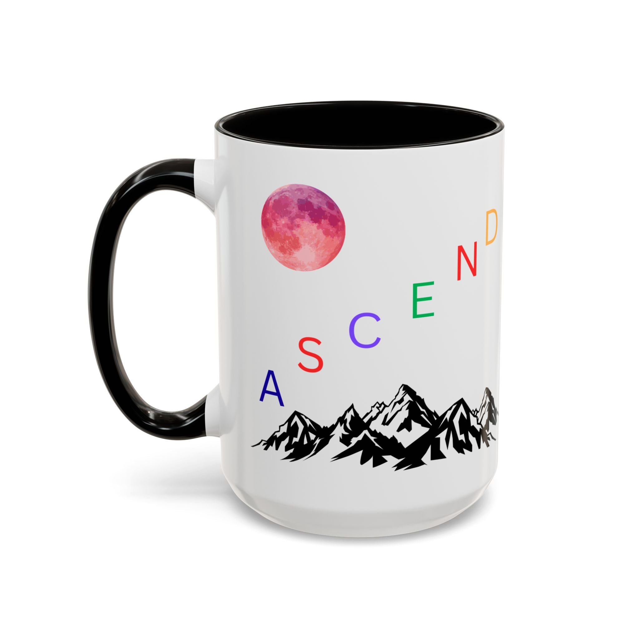 Ascend the Mountain Moon Ceramic Mug