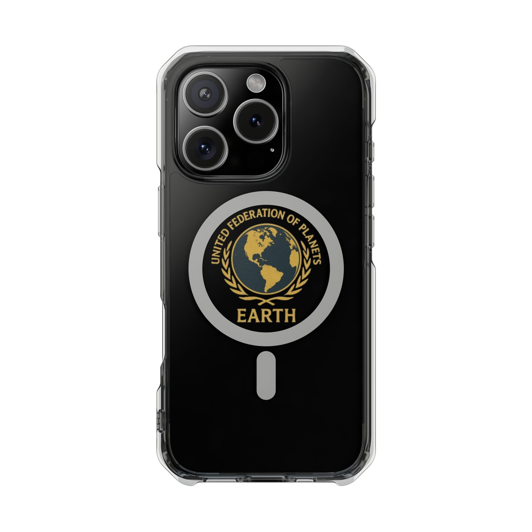 United Federation of Planets Earth Logo Magnetic Clear Case | Phone Case