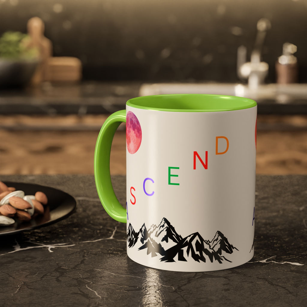 Ascend the Mountain Moon Ceramic Mug