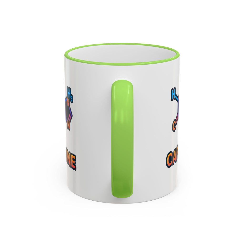 Caffeine Mug | Accent Rim & Handle 11oz 15oz