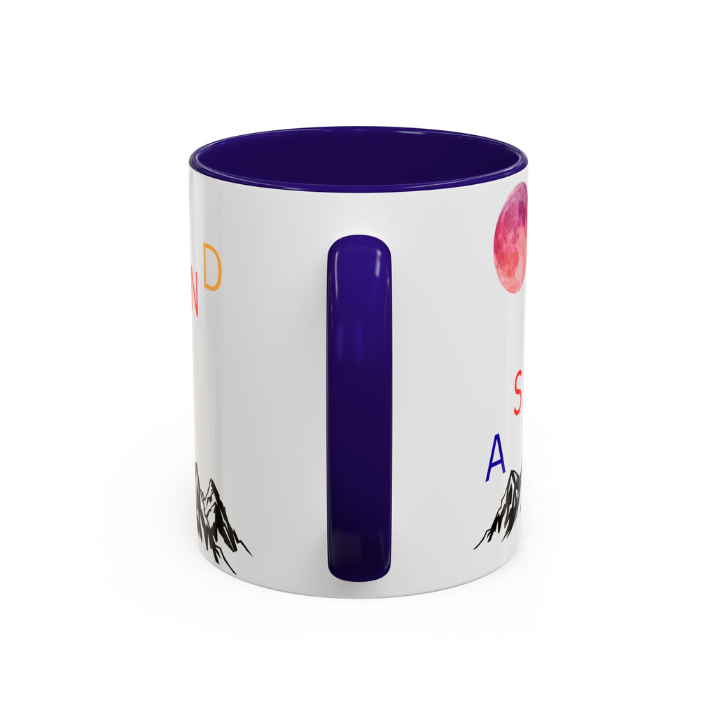Ascend the Mountain Moon Ceramic Mug