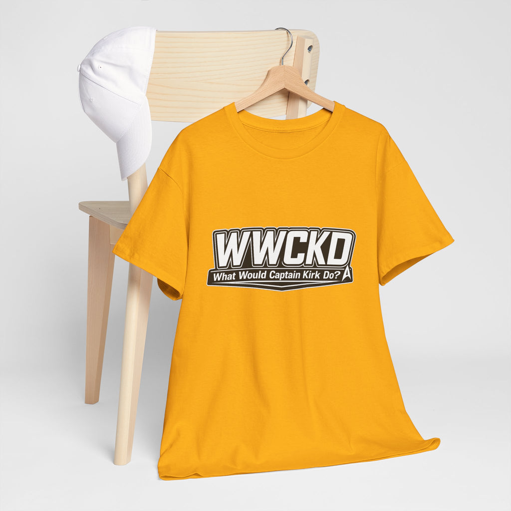 WWCKD What Would Captain Kirk Do Tee | Sci-Fi Quote Shirt