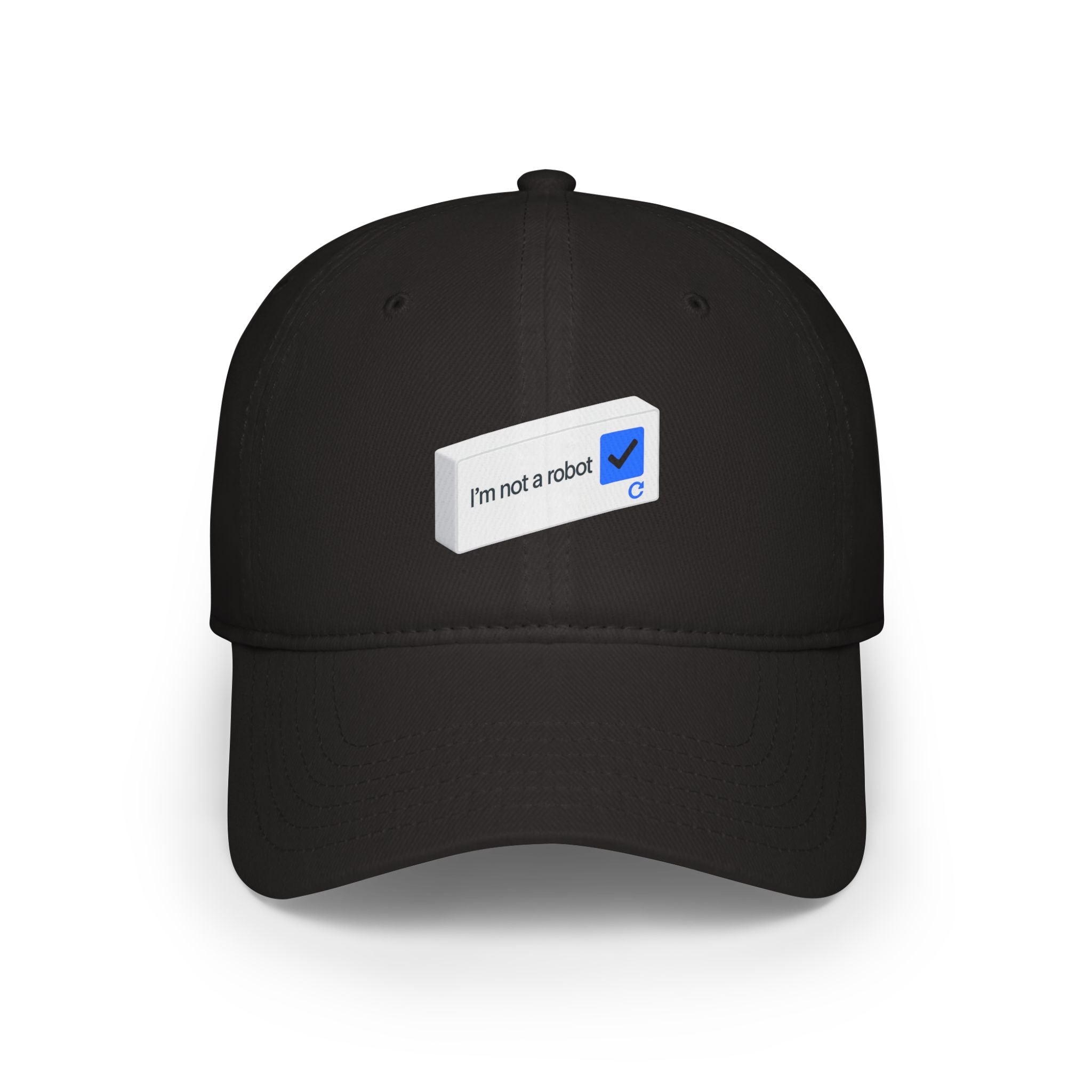 I'm Not a Robot checkbox cap | Low Profile Baseball Cap
