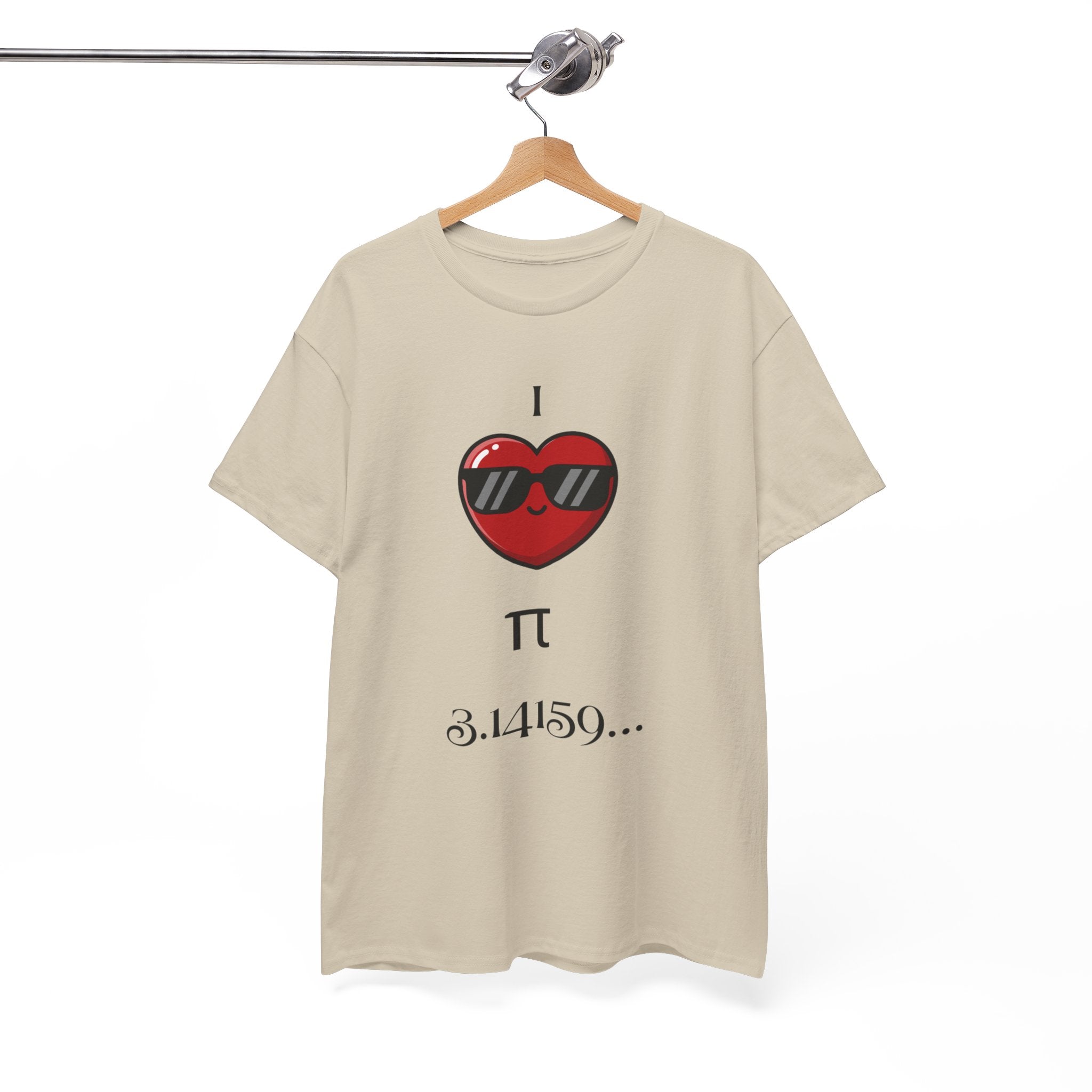 Pi Love T-Shirt — I  π 3.14159... Math lover shirt