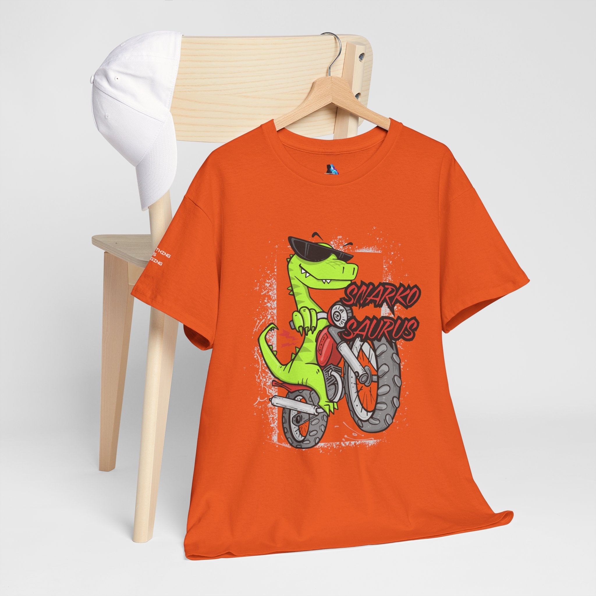 Snarkosaurus Cool Graphic Tee for Dinosaur Lovers | Unisex Heavy Cotton Tee