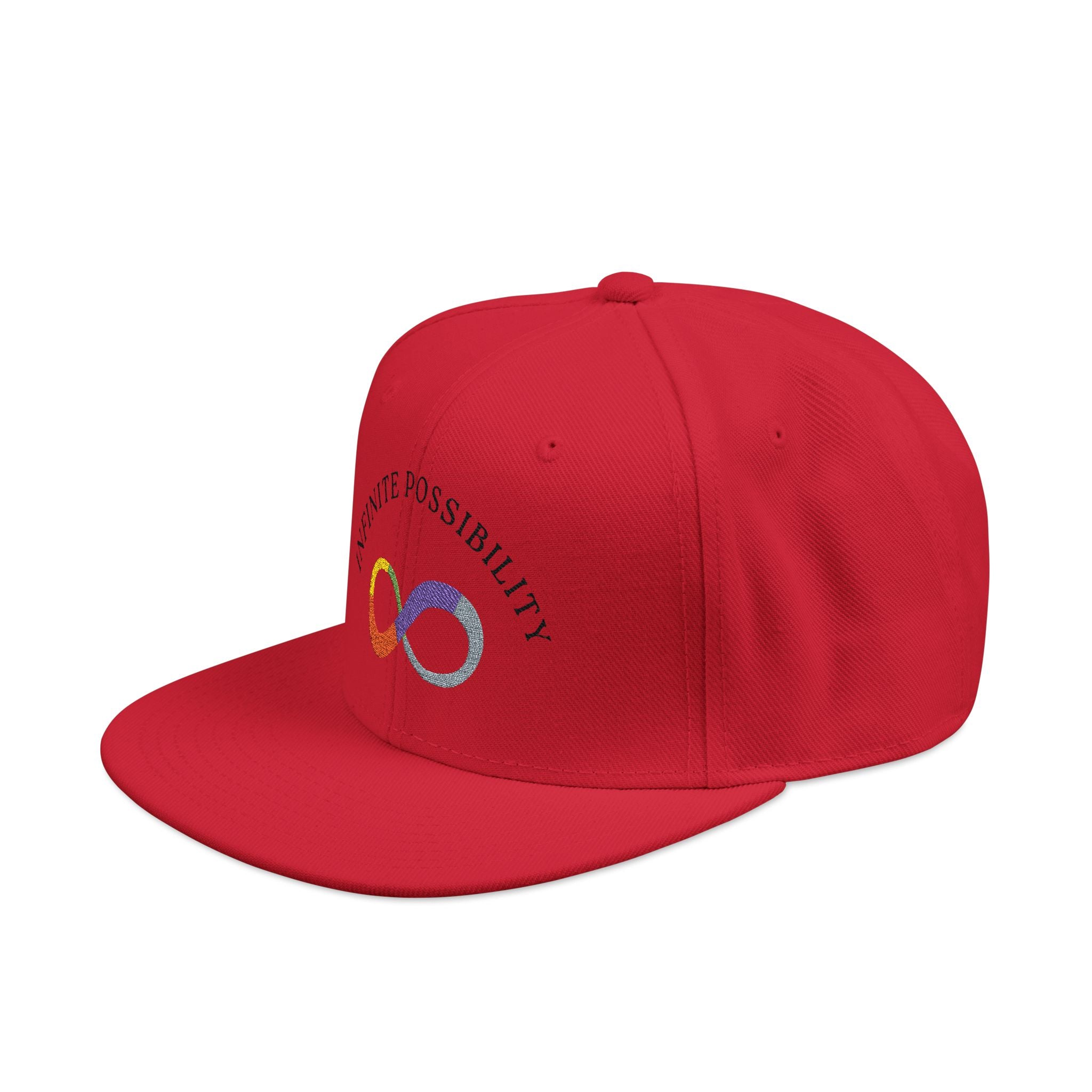 Infinite Possibilities Colorful Infinity Snapback Hat, Embroidered  Unisex Adjustable Cap,