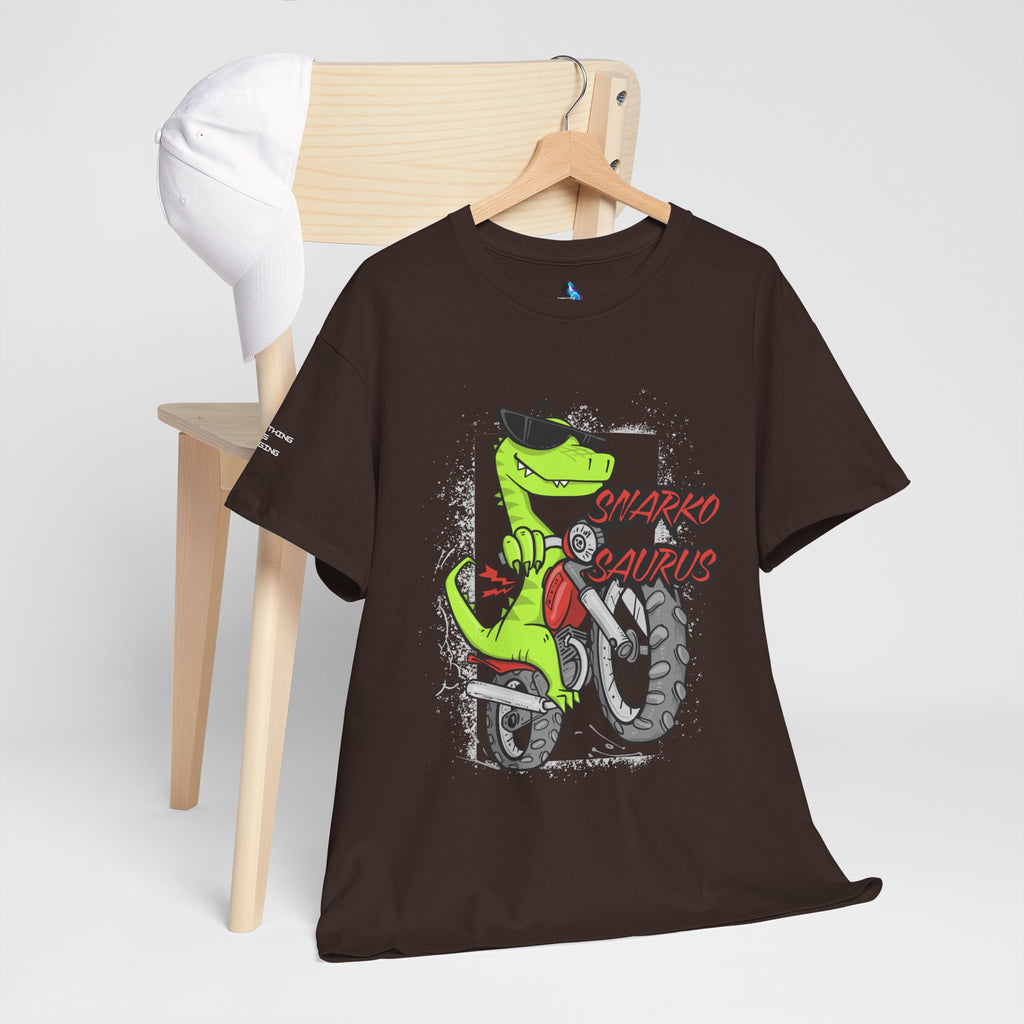 Snarkosaurus Cool Graphic Tee for Dinosaur Lovers | Unisex Heavy Cotton Tee