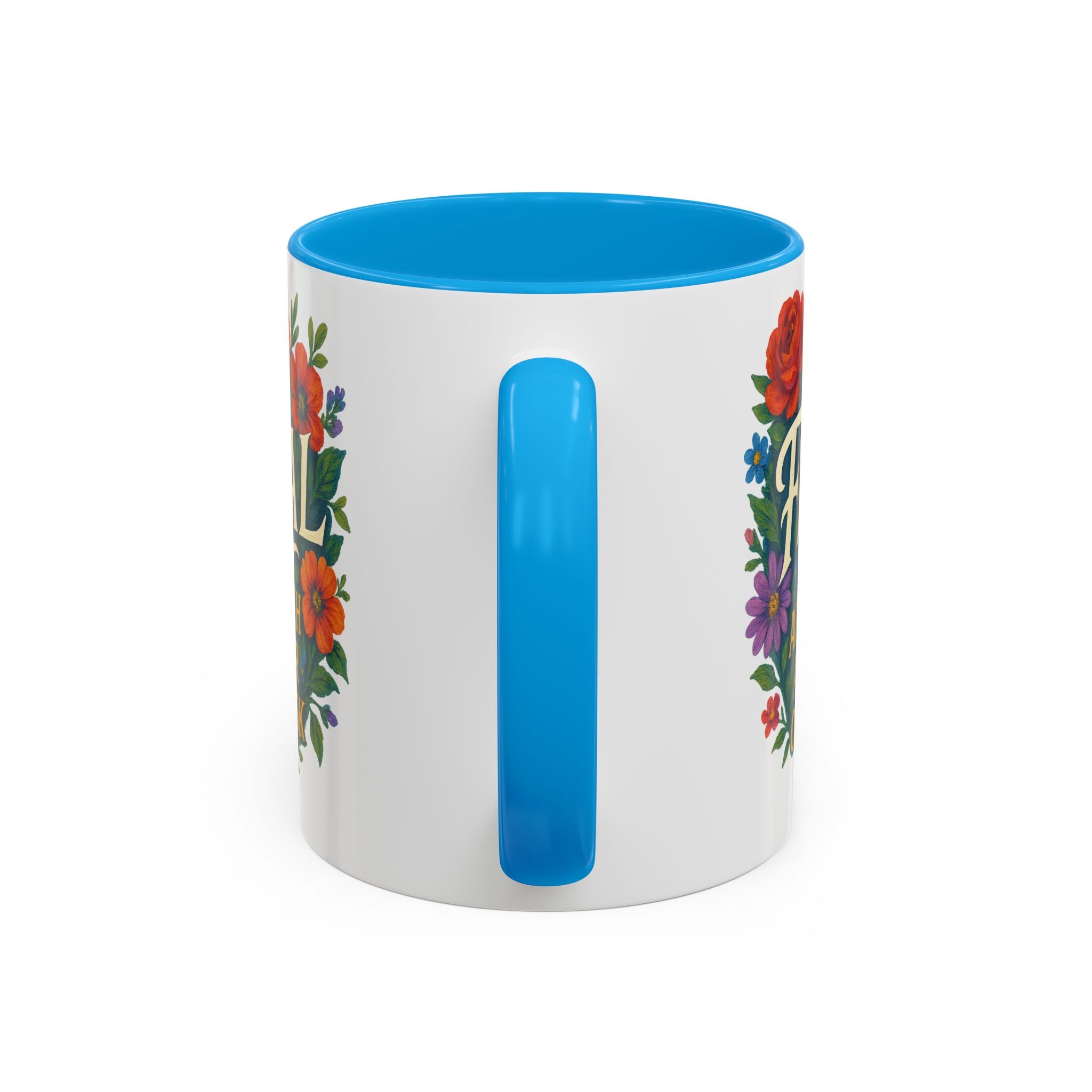 Feral Approach at Your Own Risk Mug | Floral Illustration, Ceramic Coffee Cup