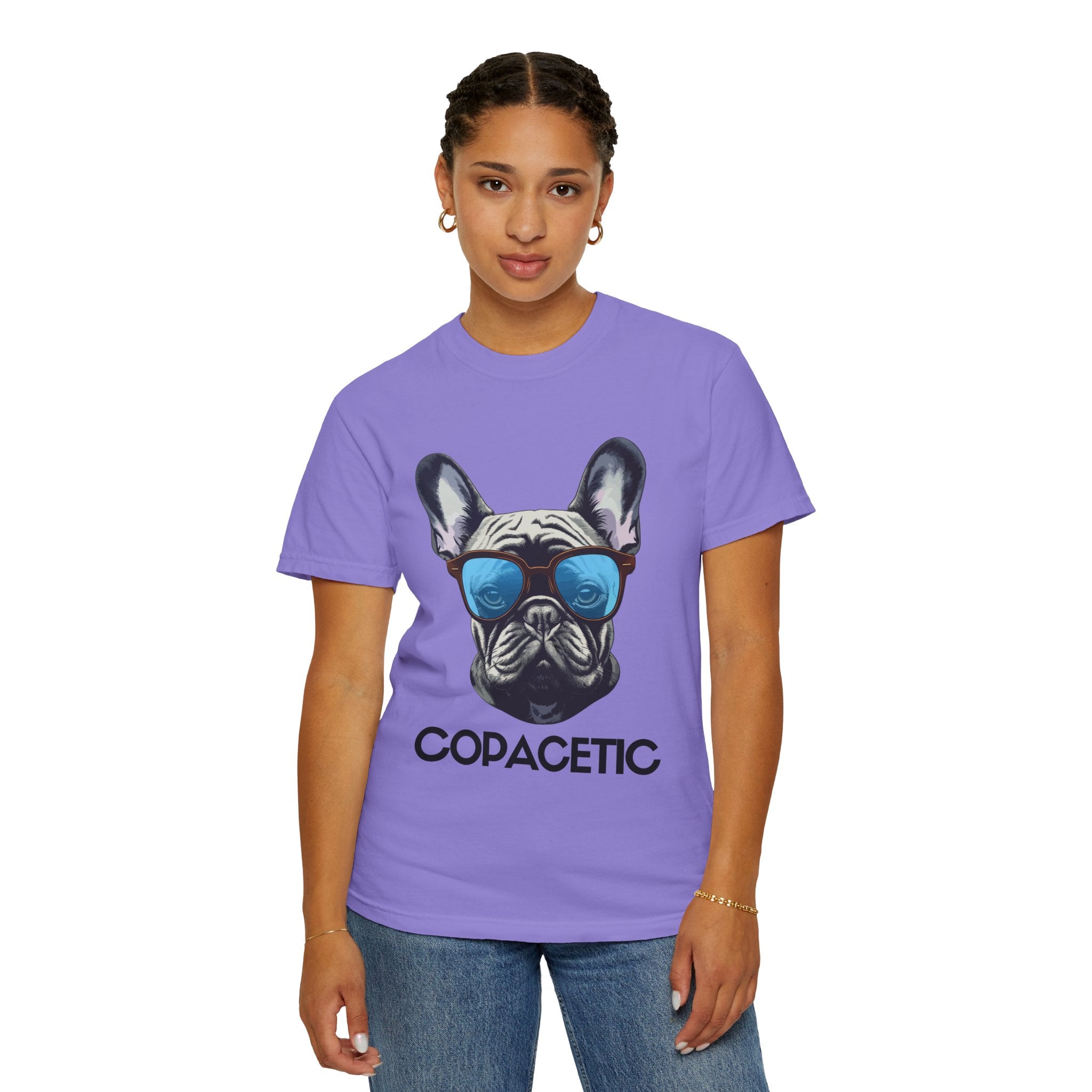 Copacetic French Bulldog T-Shirt, Fun Pet Tee, Gift for Dog Lovers, Unisex Graphic Shirt, Cool Casual Wear, Summer Essential