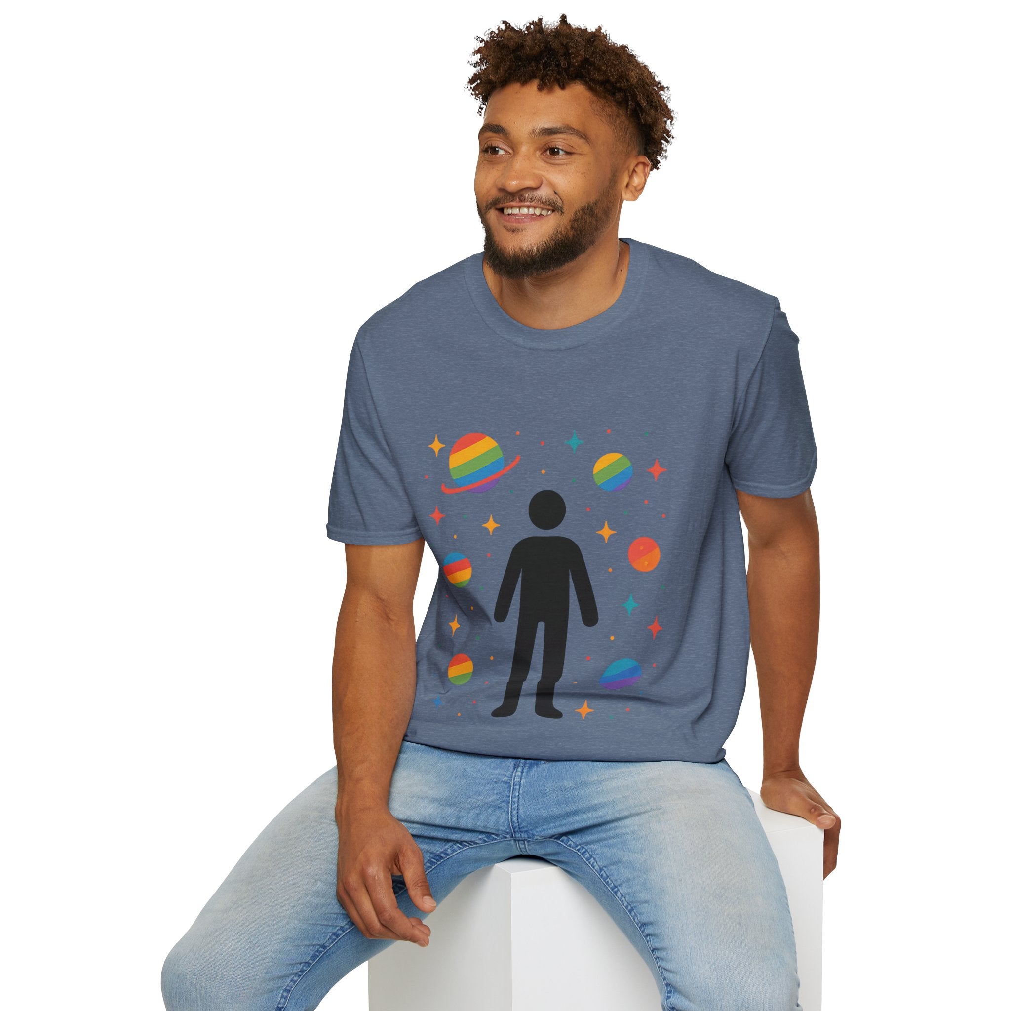 Cosmic Vibe Unisex T-Shirt - Space, Pride, Galaxy,