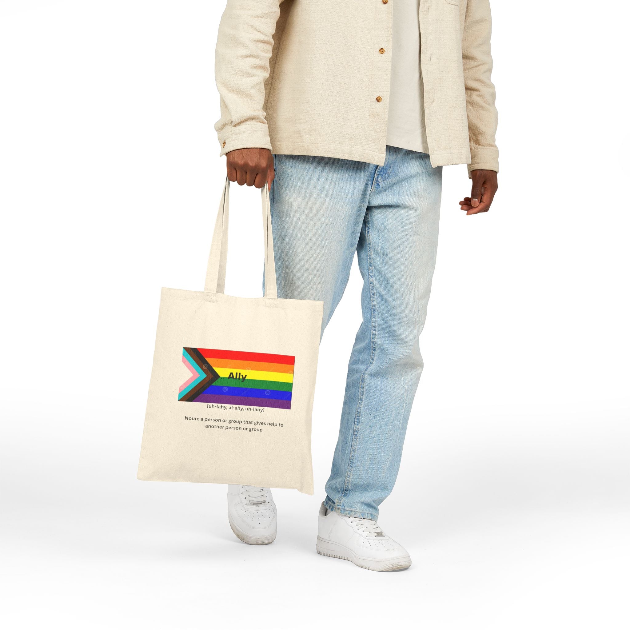 Ally Pride Cotton Canvas Tote Bag