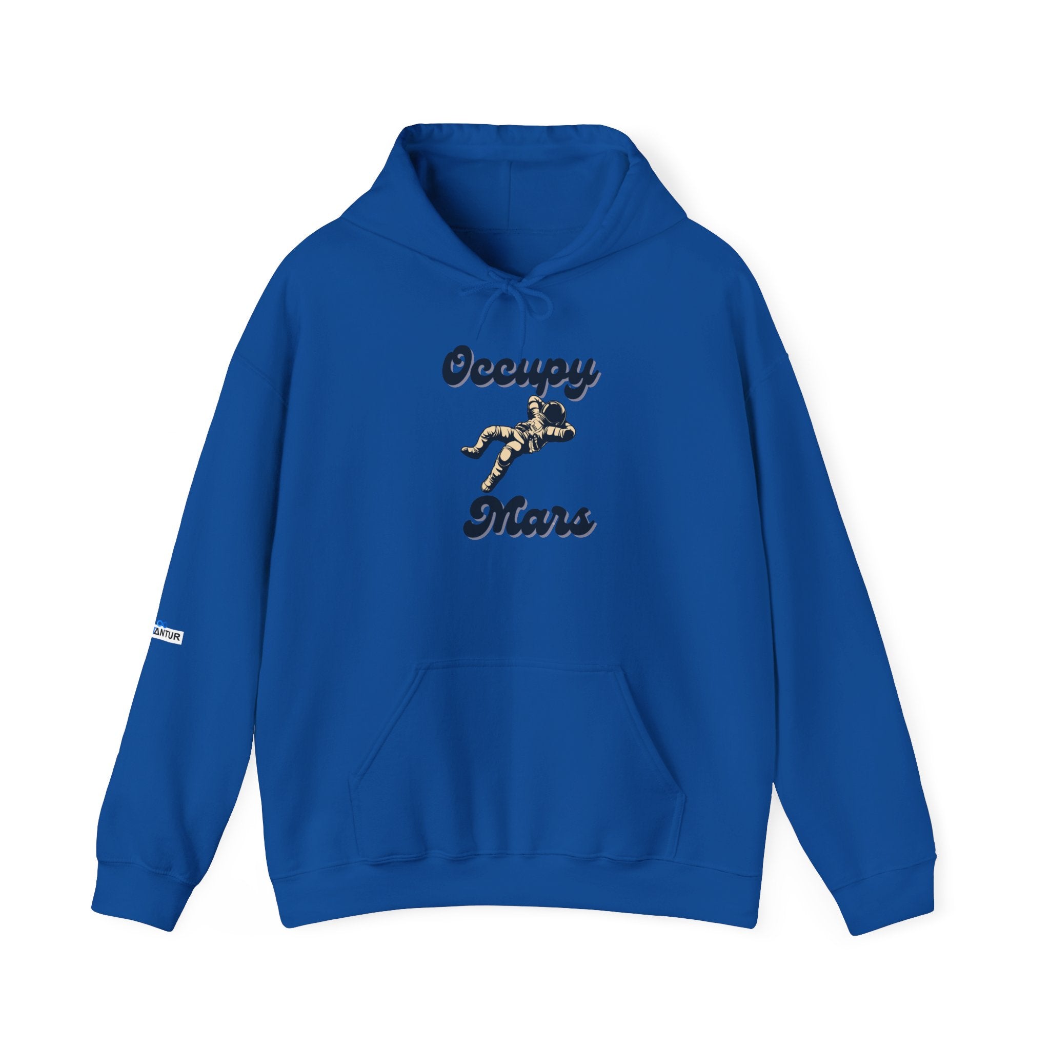 Occupy Mars Casual Statement Hoodie -, Unisex Sweatshirt
