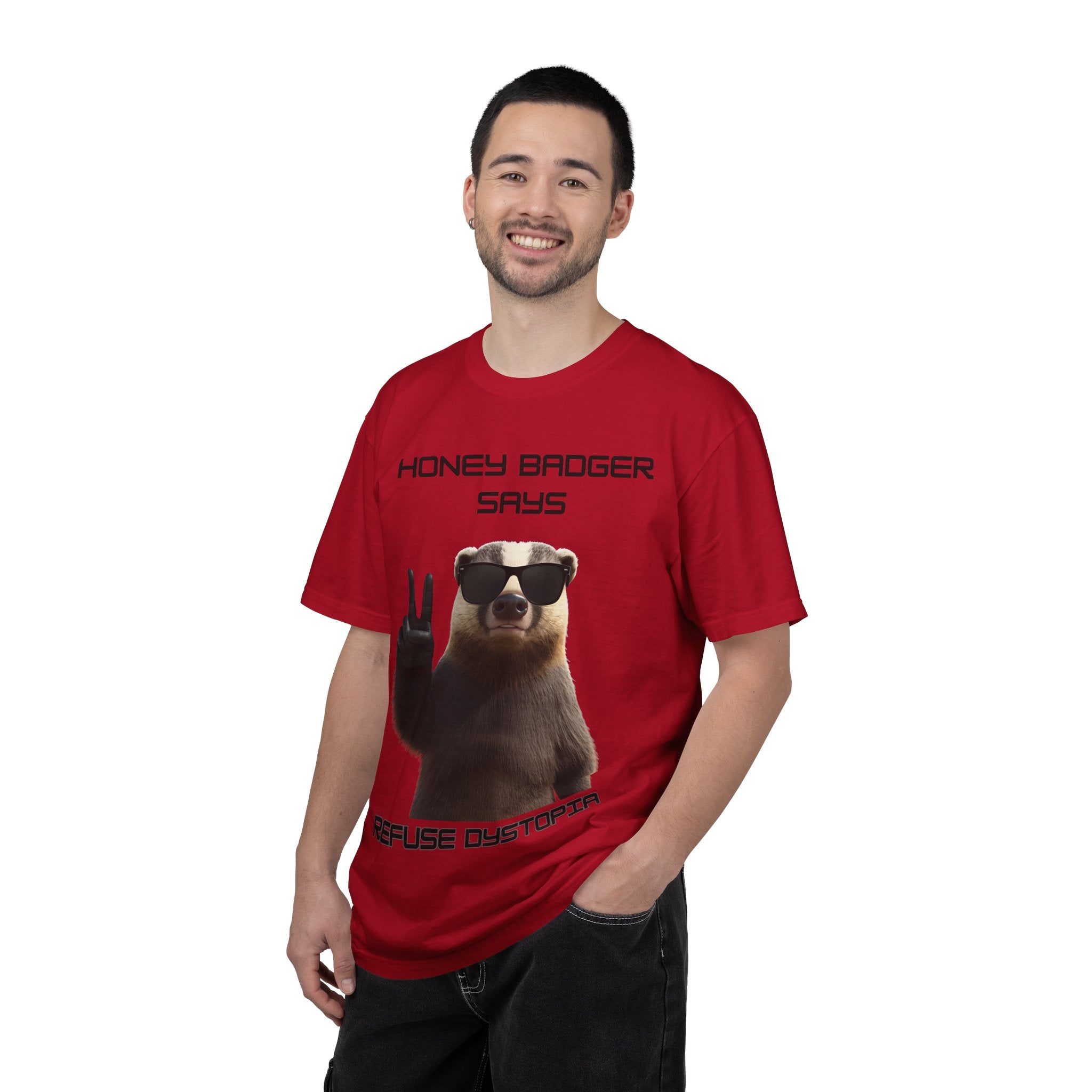 Honey Badger Refuse Dystopia T-Shirt