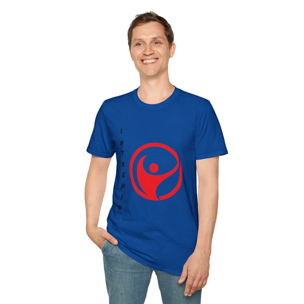 Intrepid Red Human Emblem T-Shirt | Empowerment Logo Tee
