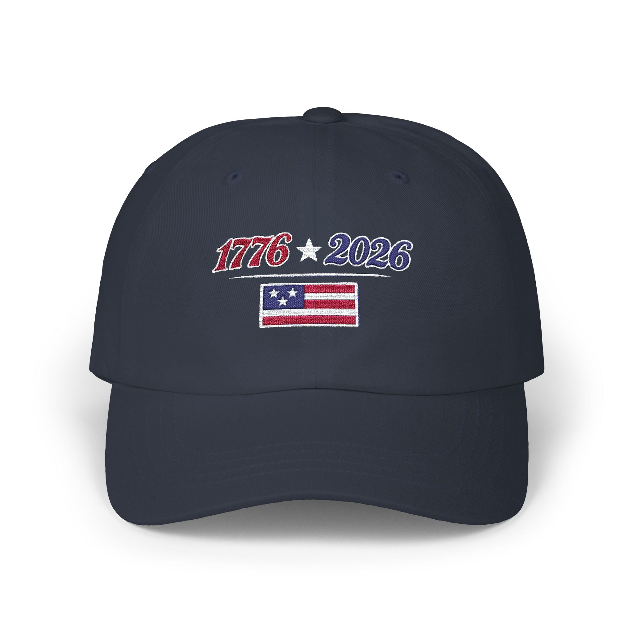1776 2026 Flag Dad Cap Embroidered Patriotic Birthday Baseball Hat