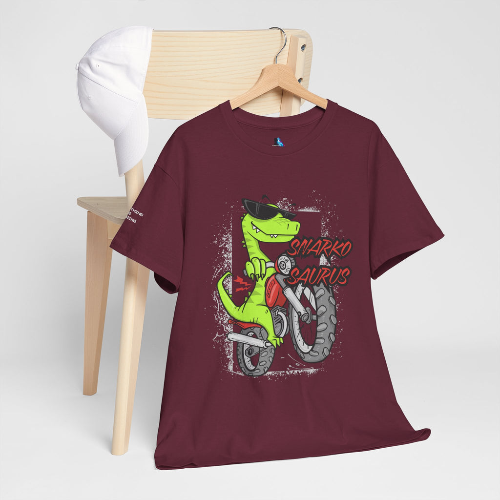 Snarkosaurus Cool Graphic Tee for Dinosaur Lovers | Unisex Heavy Cotton Tee