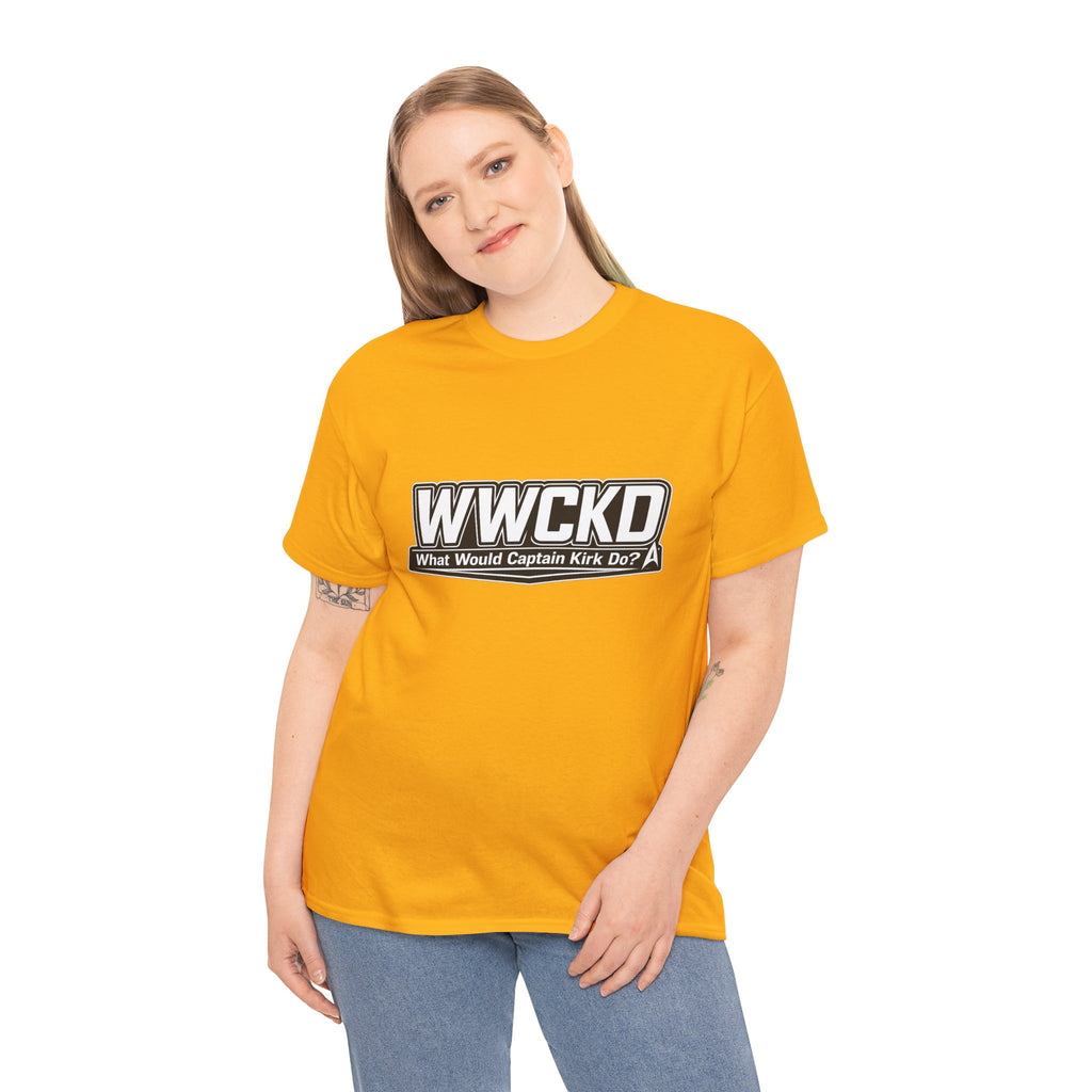 WWCKD What Would Captain Kirk Do Tee | Sci-Fi Quote Shirt