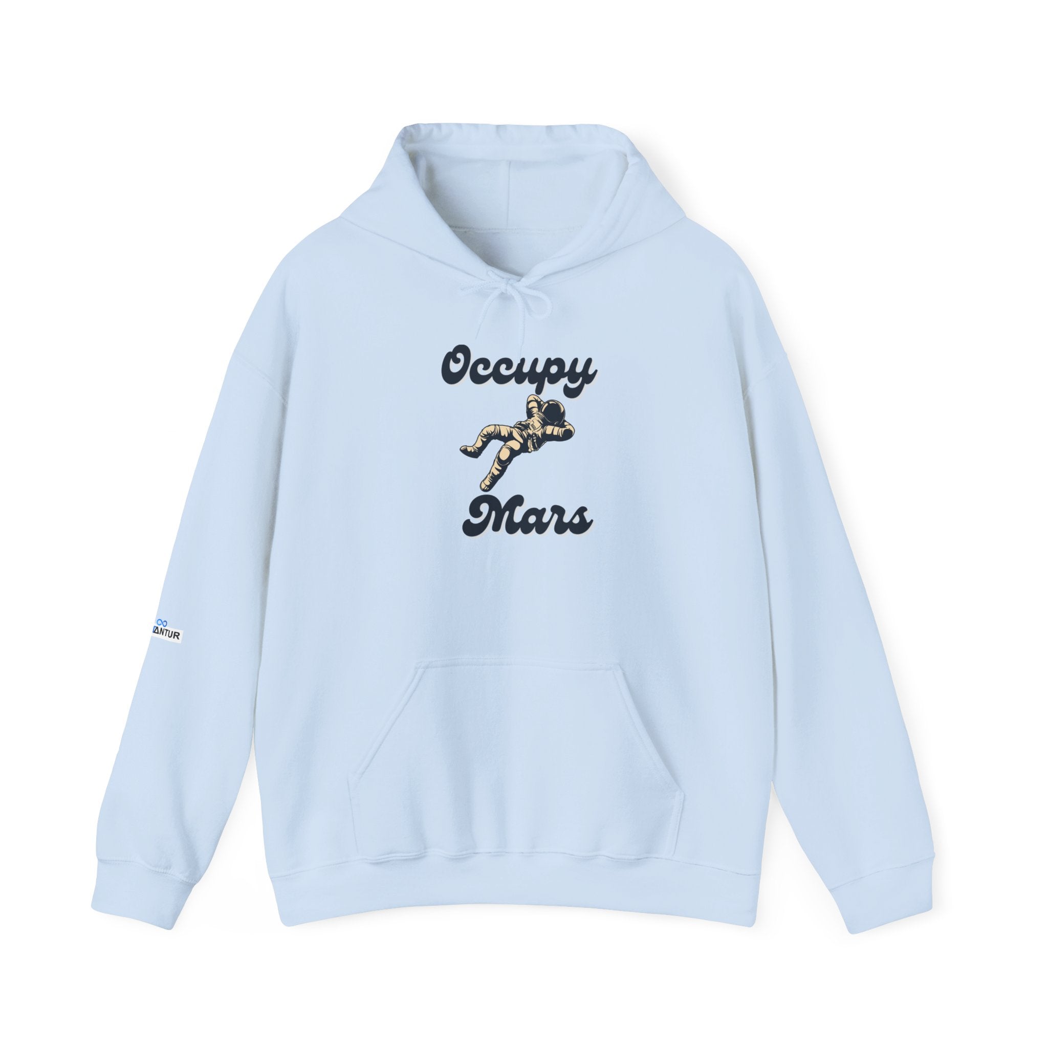Occupy Mars Casual Statement Hoodie -, Unisex Sweatshirt