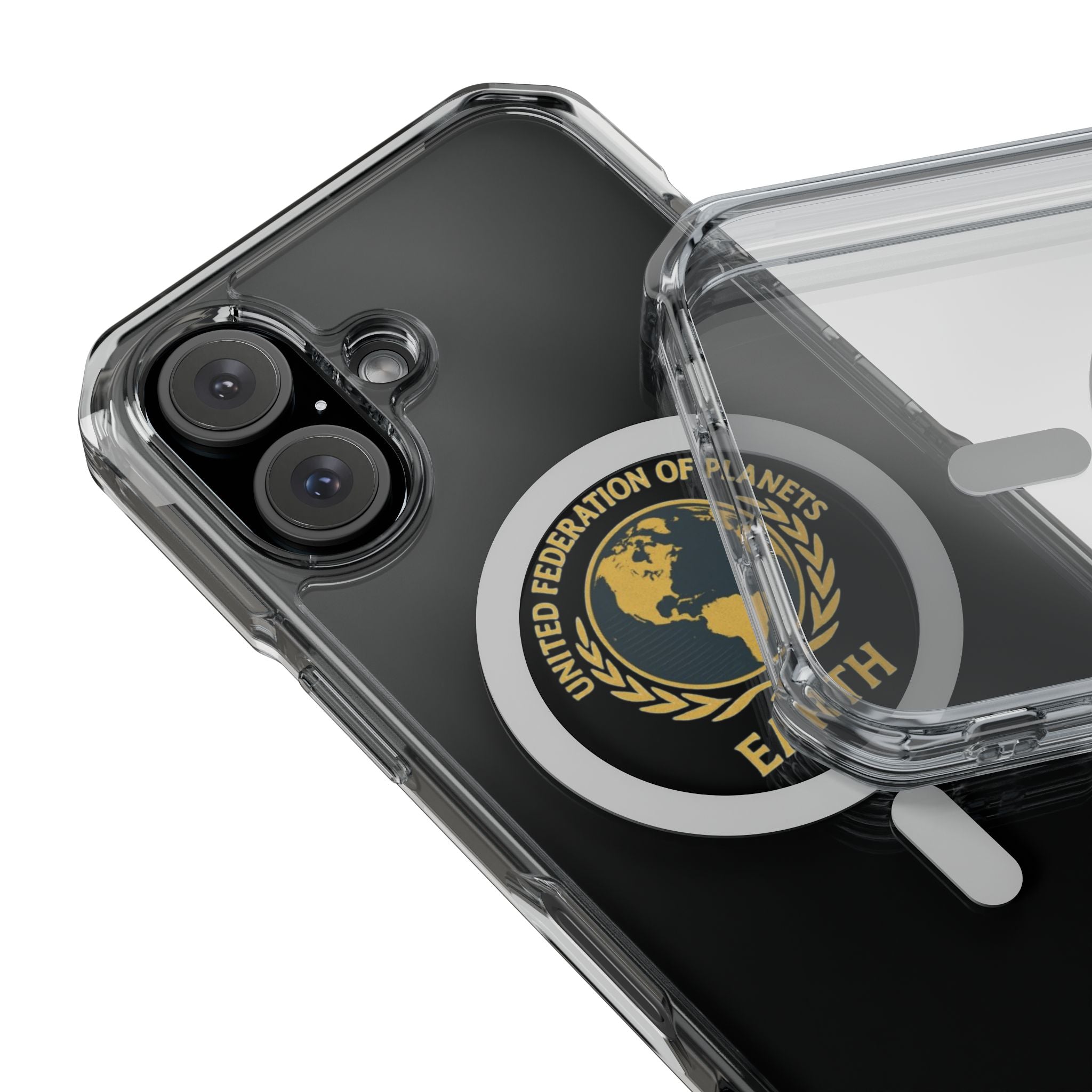 United Federation of Planets Earth Logo Magnetic Clear Case | Phone Case