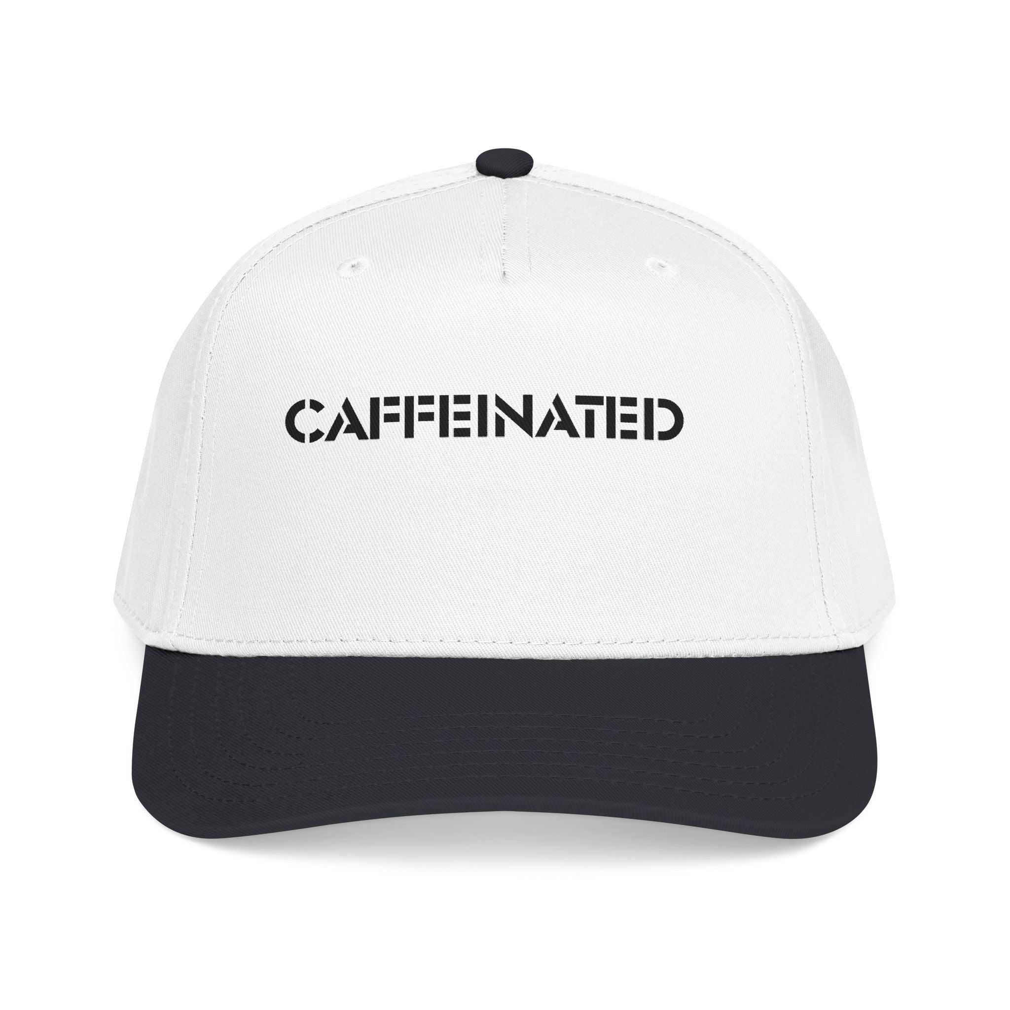 Caffeinated Mid Profile Baseball Cap |Coffee Lover Hat