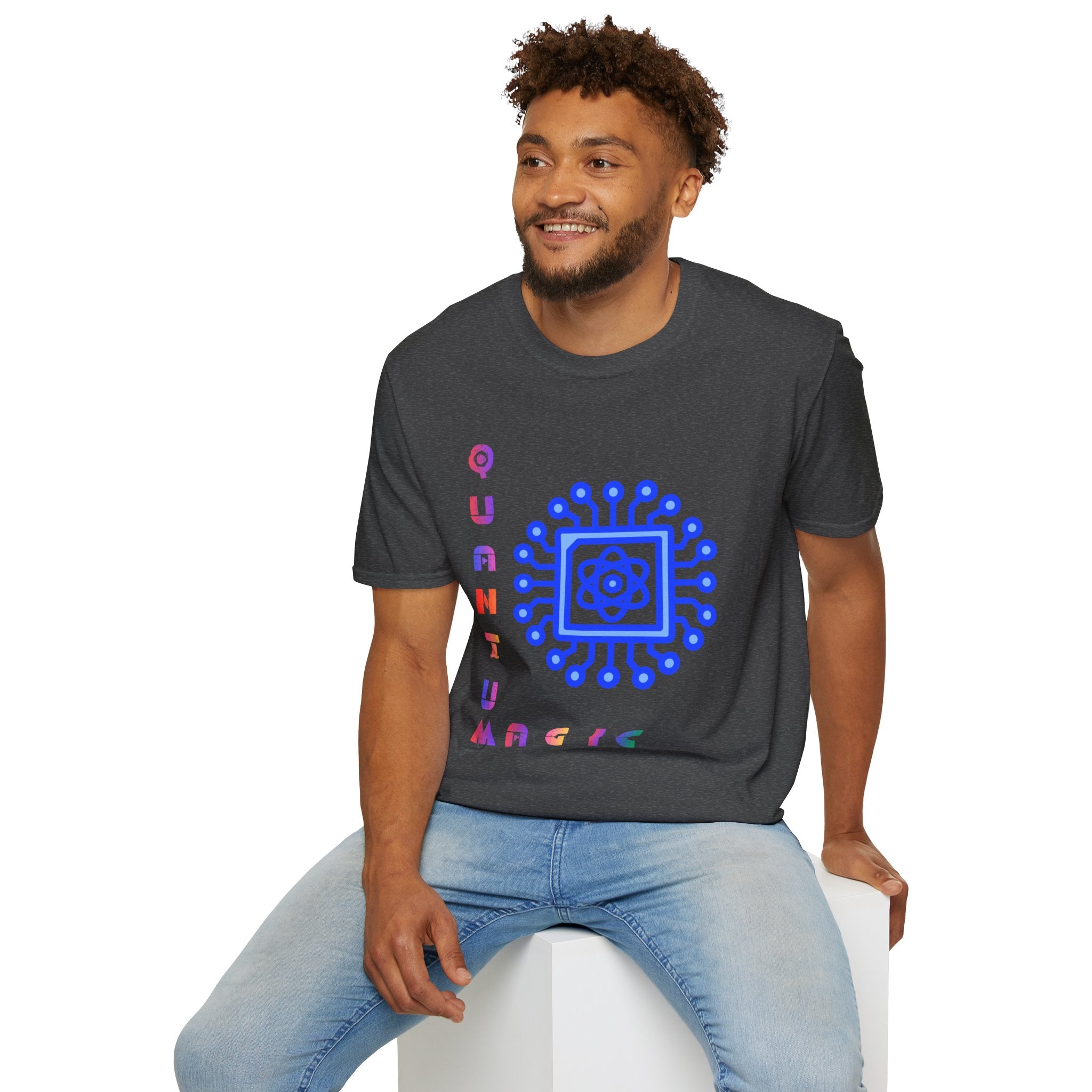 Quantum Magic T-Shirt | Circuit Atom Design, Science Tech Tee