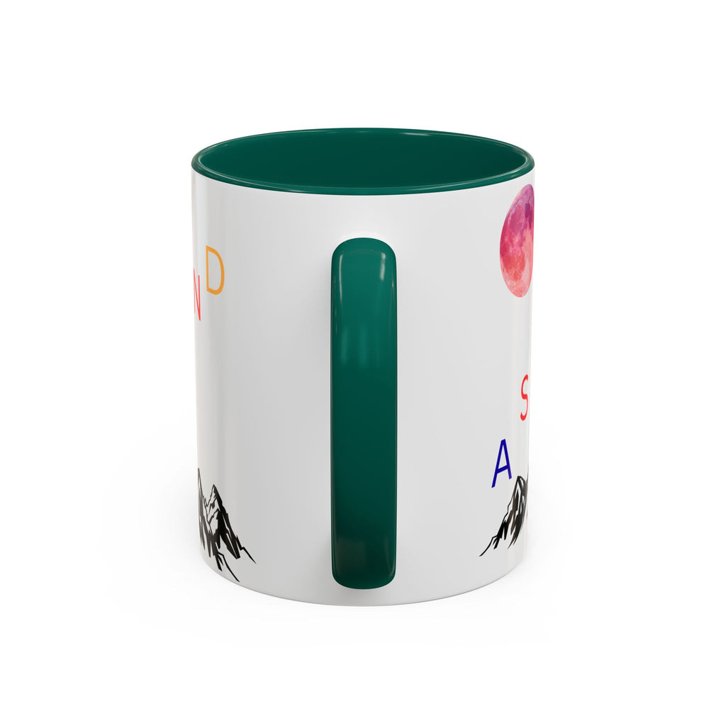 Ascend the Mountain Moon Ceramic Mug
