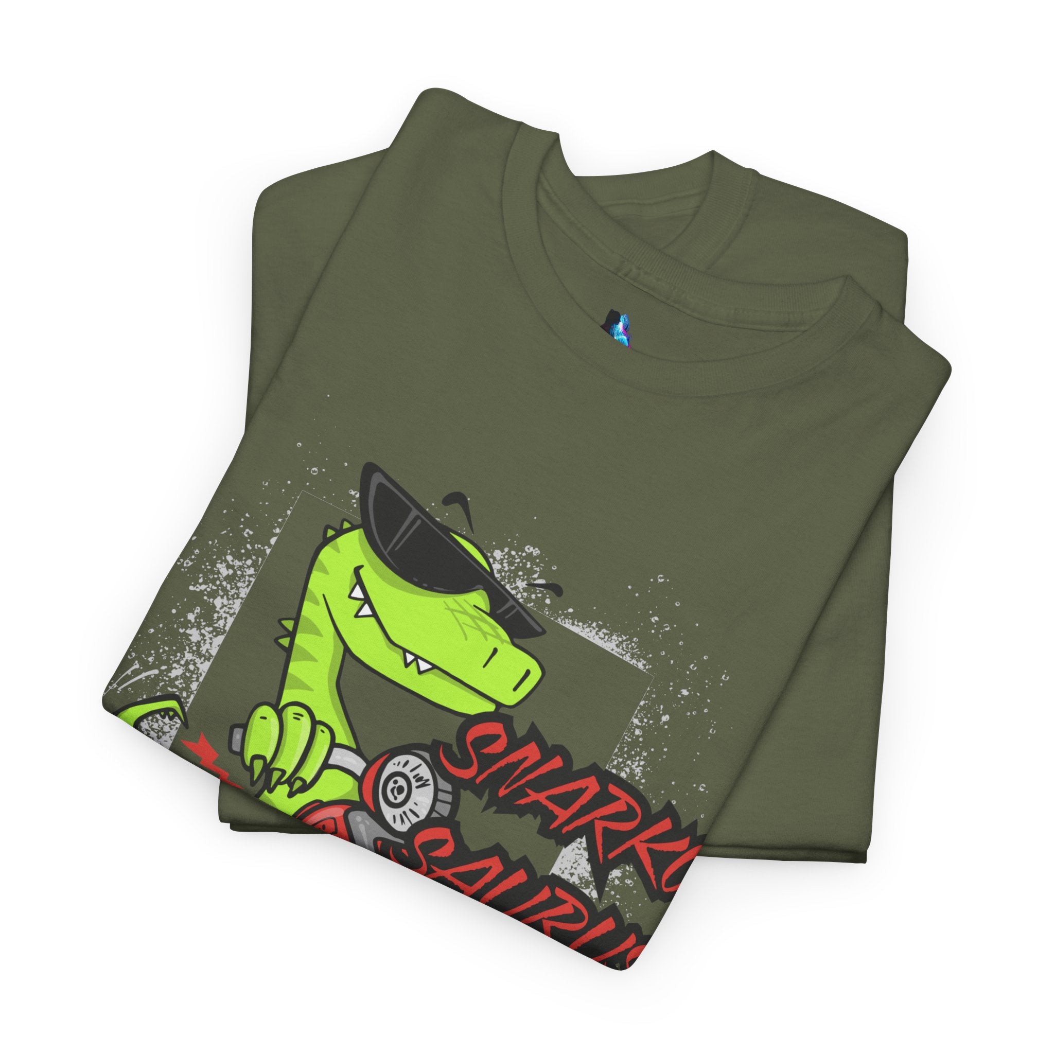 Snarkosaurus Cool Graphic Tee for Dinosaur Lovers | Unisex Heavy Cotton Tee