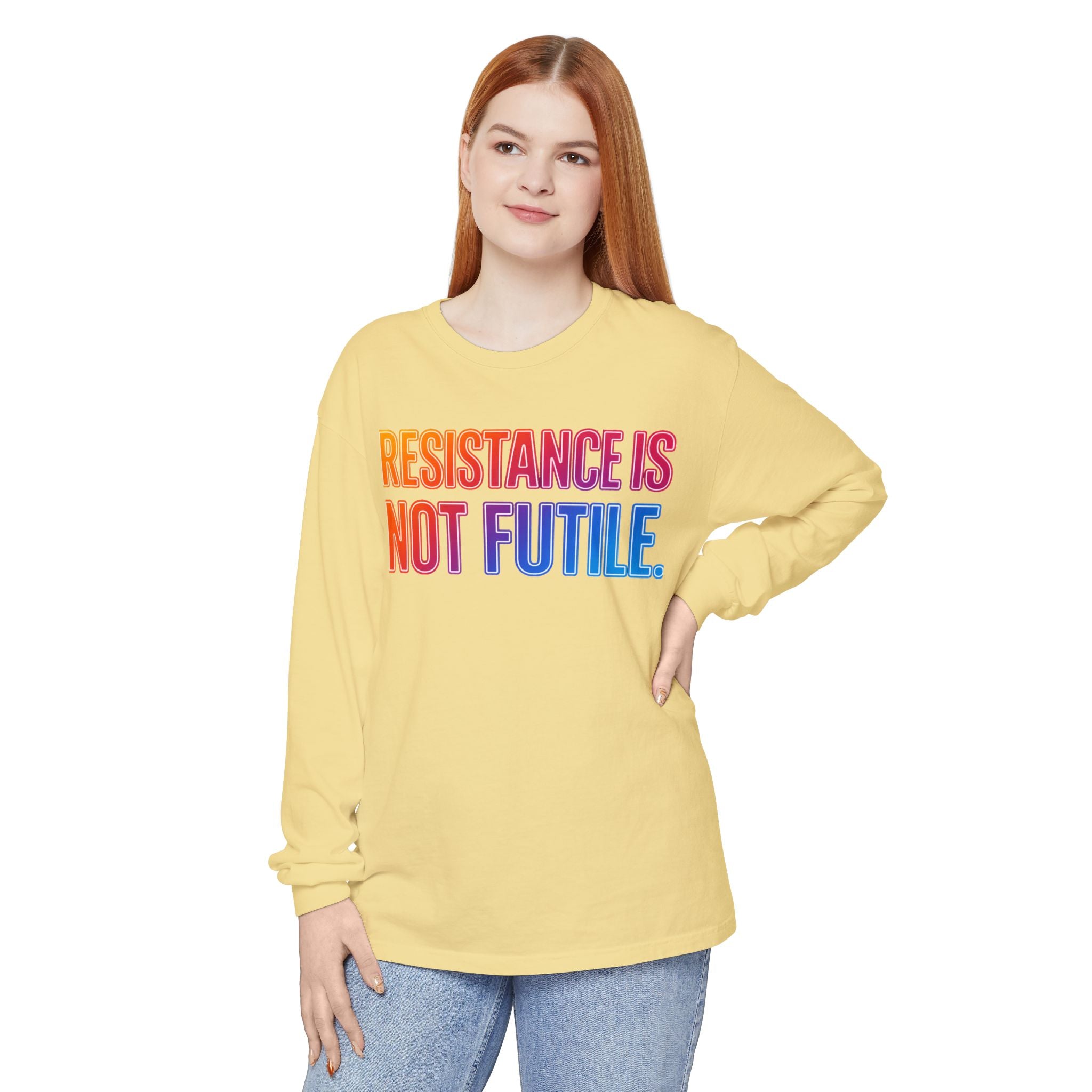 Resistance Is Not Futile Long Sleeve  Rally for Freedom Tee