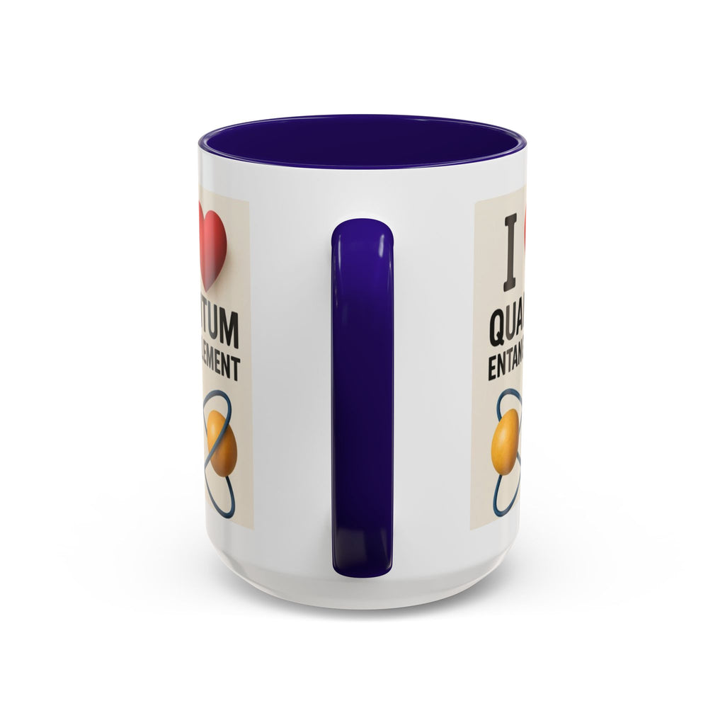 I Love Quantum Entanglement Mug – Science Nerd Coffee Mug