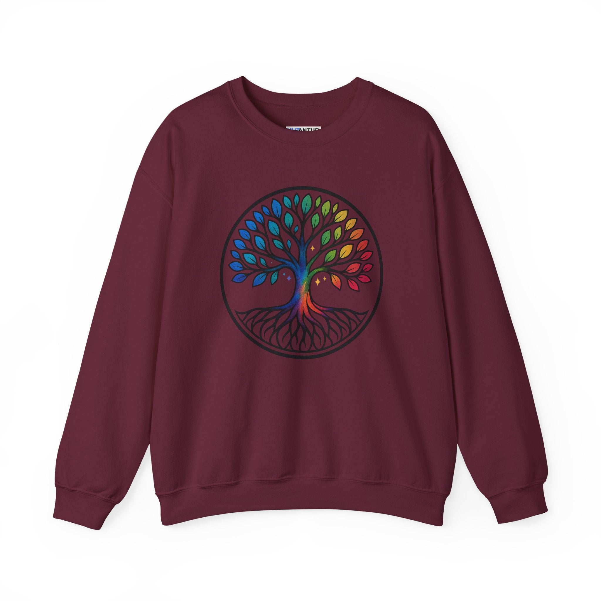 Rainbow Tree of Life Graphic Crewneck sweatshirt