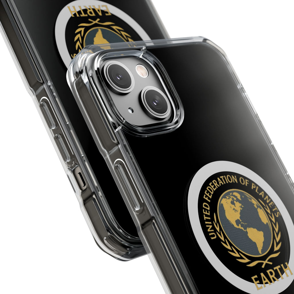 United Federation of Planets Earth Logo Magnetic Clear Case | Phone Case