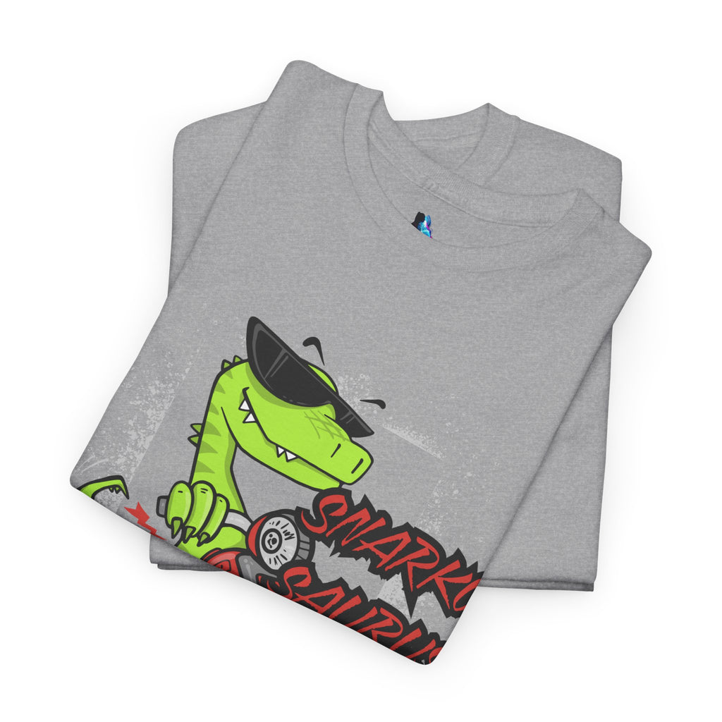 Snarkosaurus Cool Graphic Tee for Dinosaur Lovers | Unisex Heavy Cotton Tee