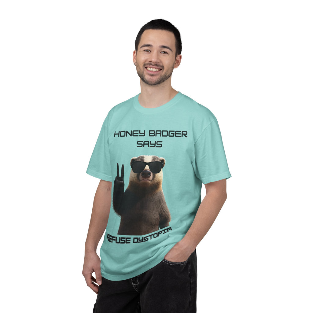 Honey Badger Refuse Dystopia T-Shirt
