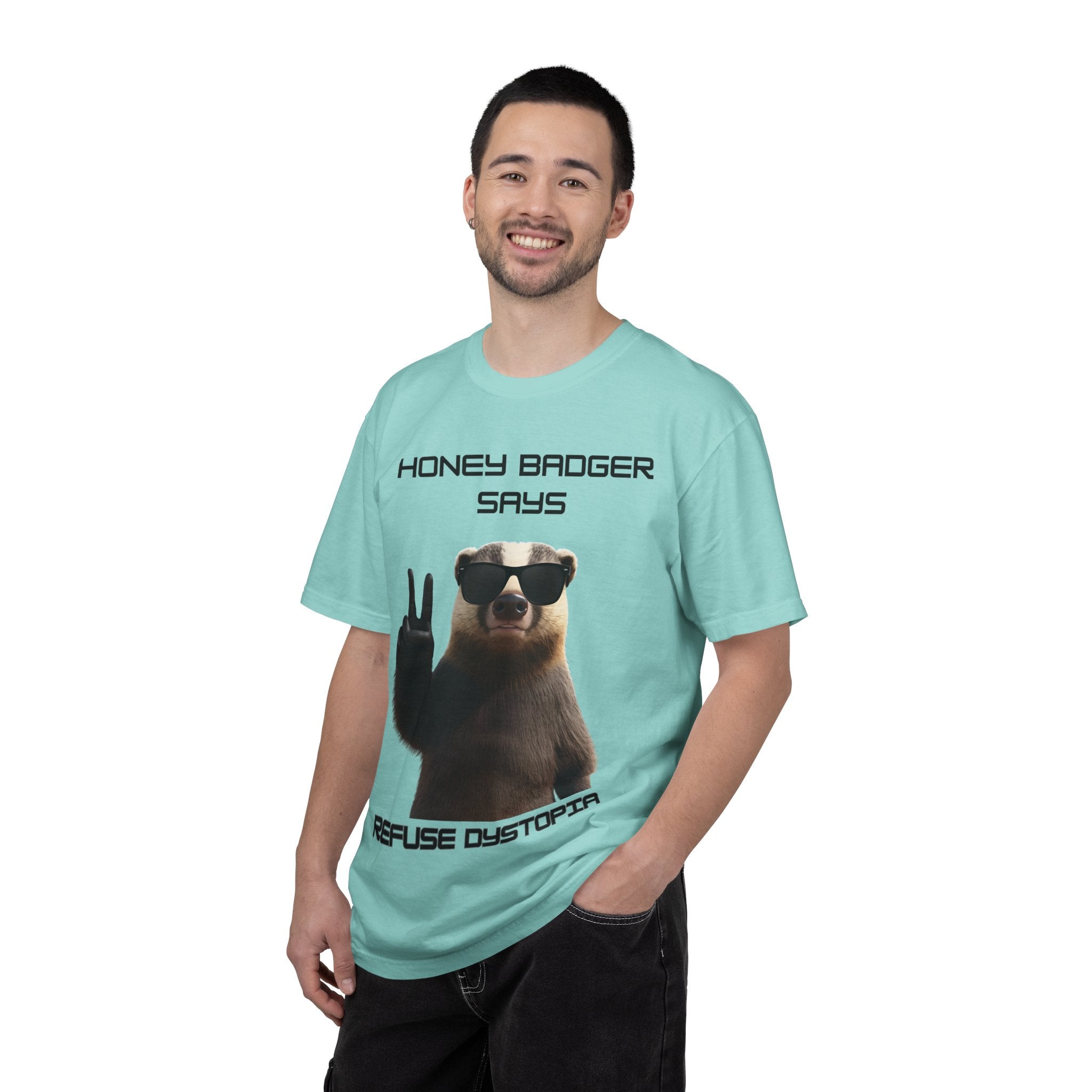 Honey Badger Refuse Dystopia T-Shirt