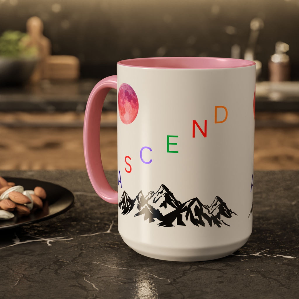 Ascend the Mountain Moon Ceramic Mug