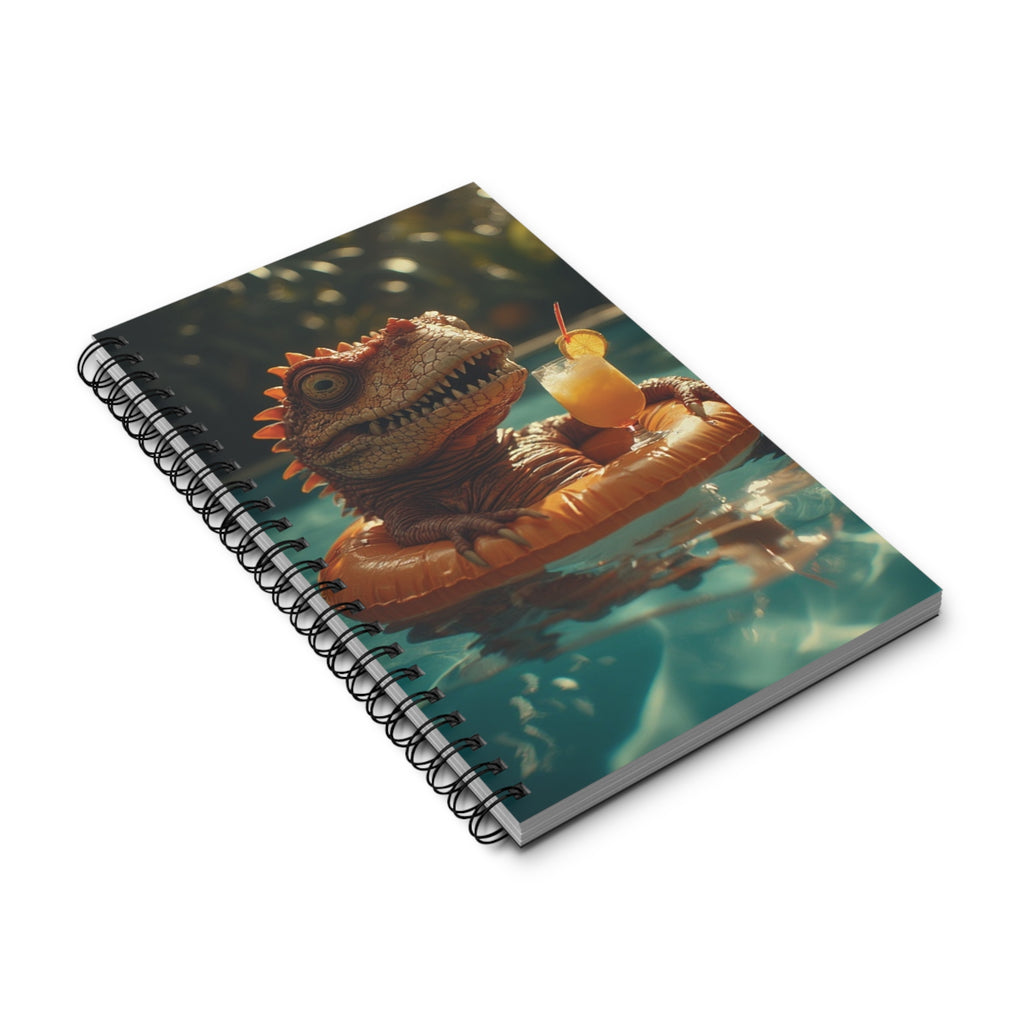 Fun Dino Spiral sketch Journal