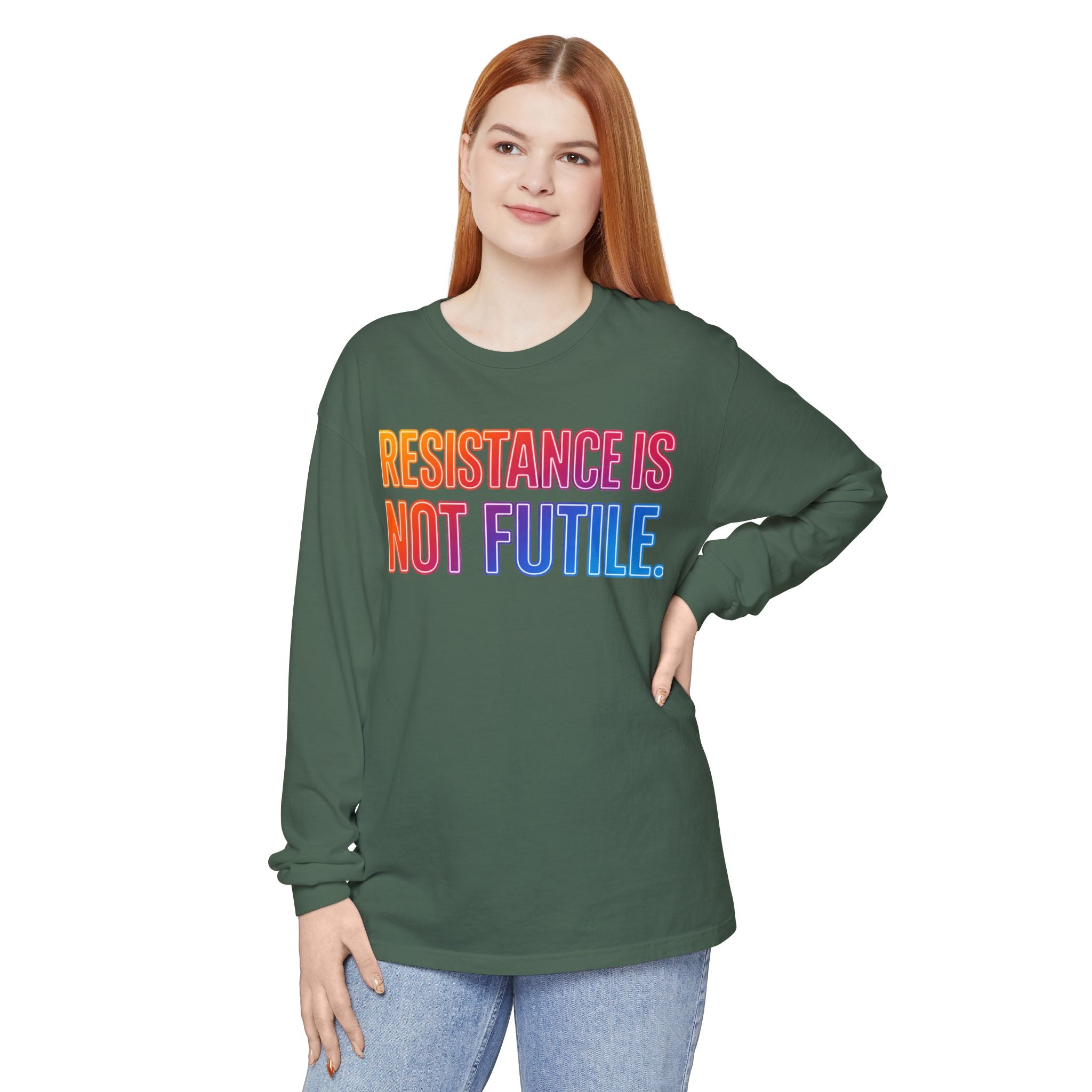 Resistance Is Not Futile Long Sleeve  Rally for Freedom Tee