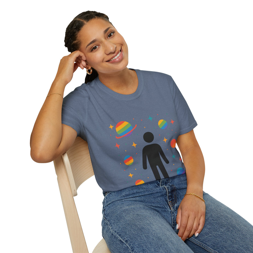 Cosmic Vibe Unisex T-Shirt - Space, Pride, Galaxy,