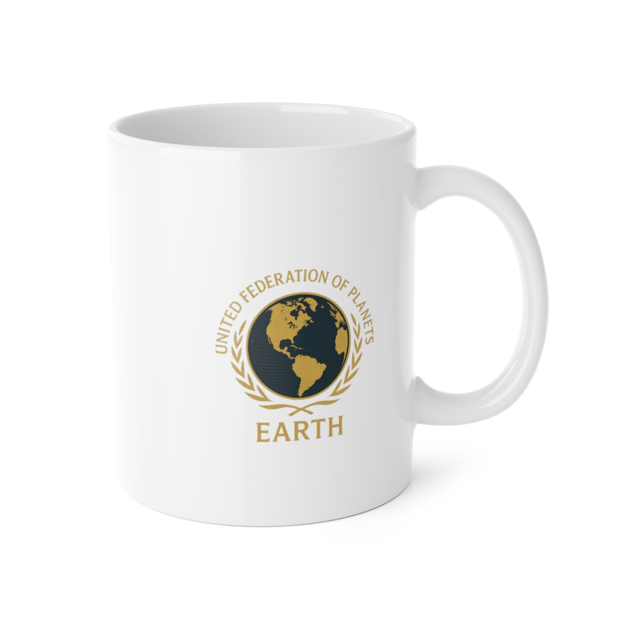 Star Trek inspired Ceramic Mug, United Federation of Planets