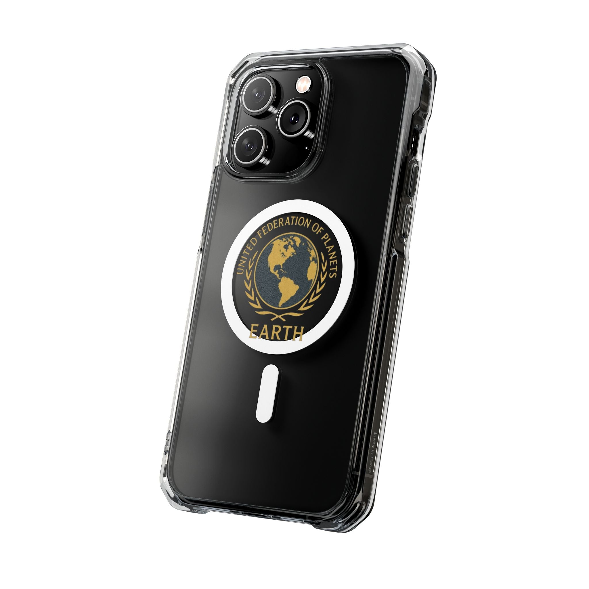 United Federation of Planets Earth Logo Magnetic Clear Case | Phone Case